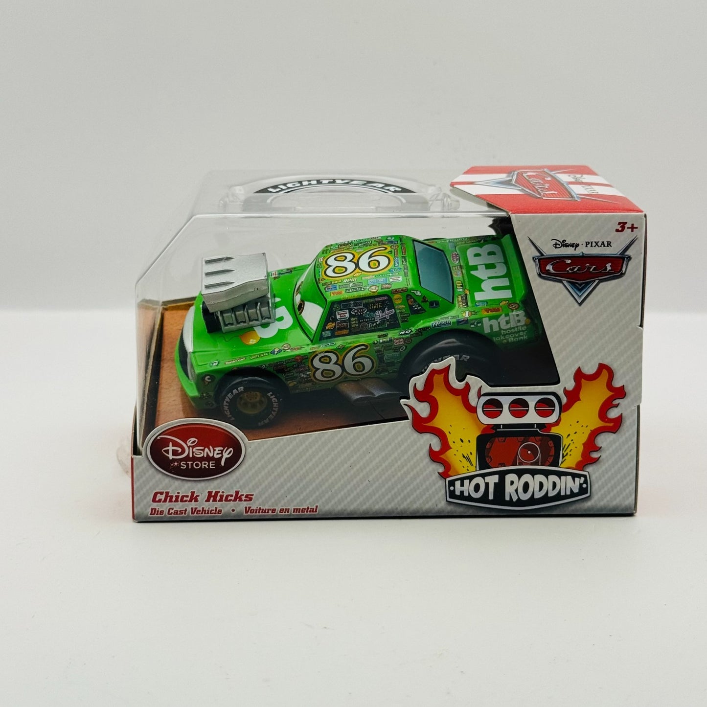 Disney Pixar Cars - HOT RODDIN' CHICK HICKS Disney Store - 1:43 Diecast