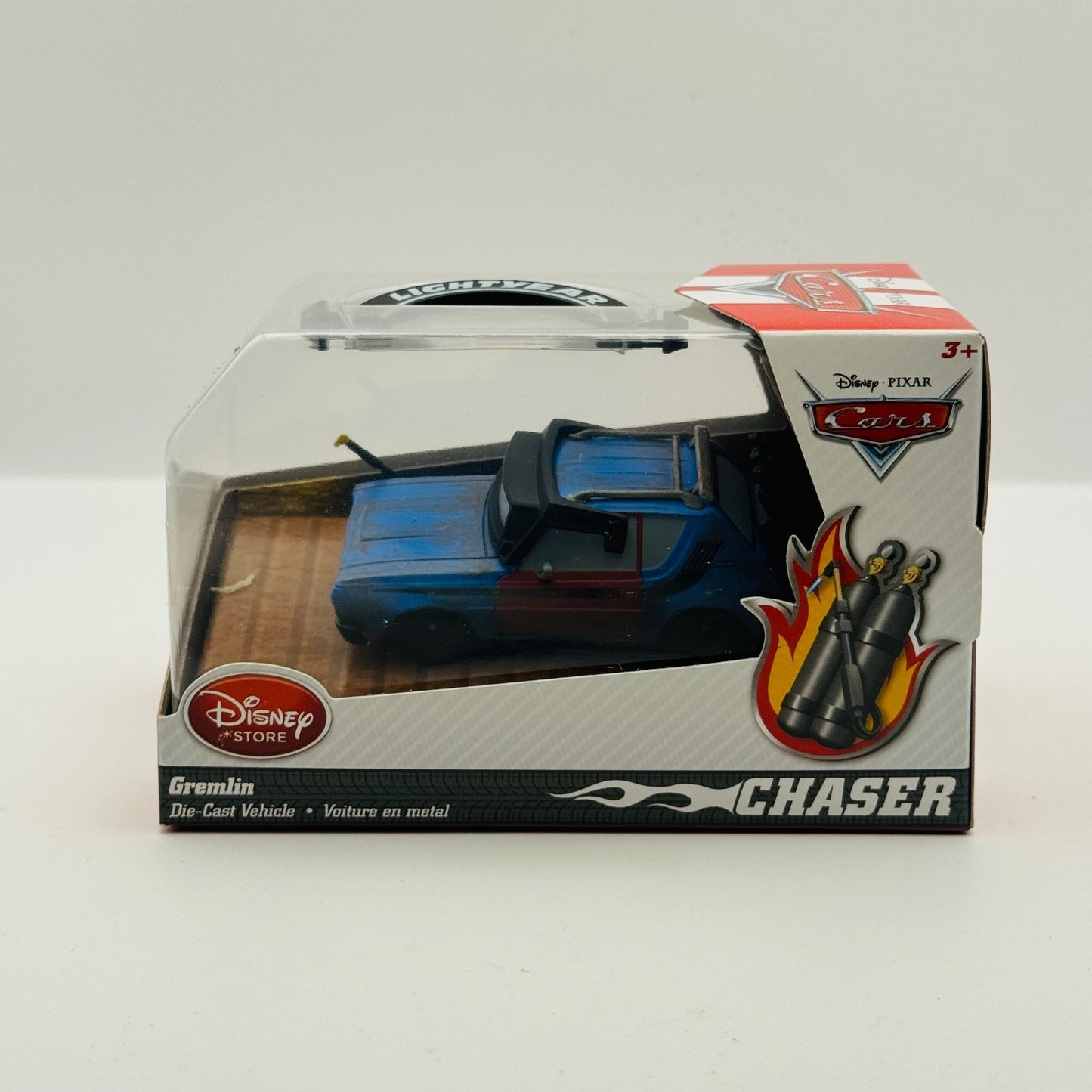 Disney Pixar Cars - BLUE GREMLIN WITH TORCH Disney Store - 1:43 Diecast