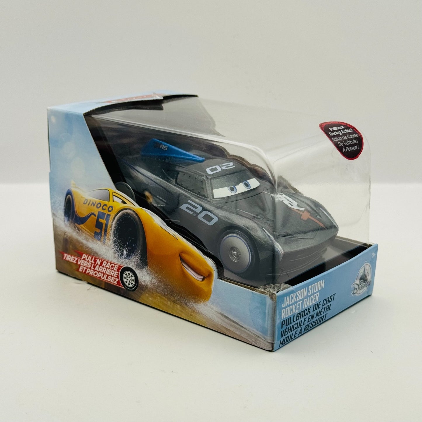 Disney Pixar Cars - JACKSON STORM ROCKET RACER Disney Store - 1:43 Diecast