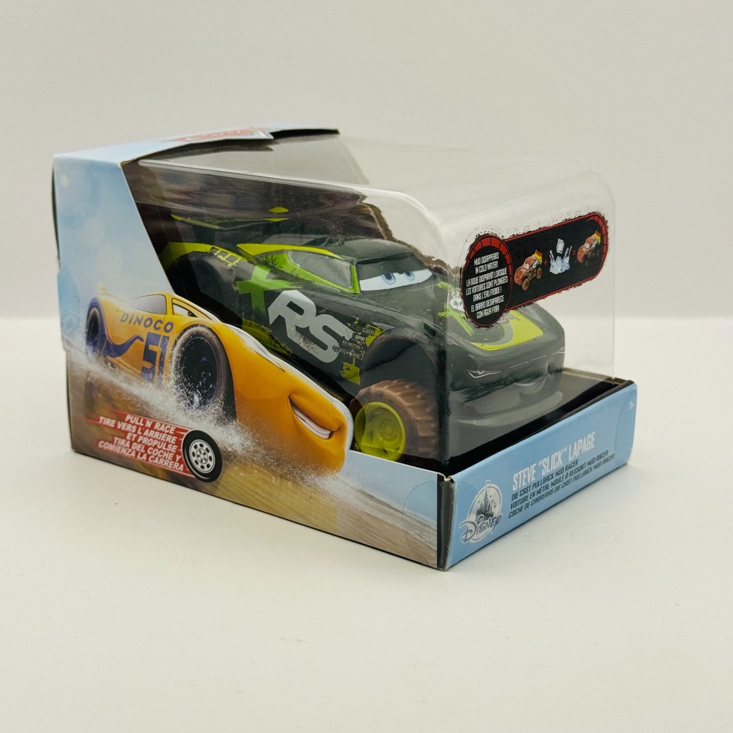 Disney Pixar Cars - XRS MUD RACING STEVE SLICK LAPAGE Disney Store -1:43 Diecast