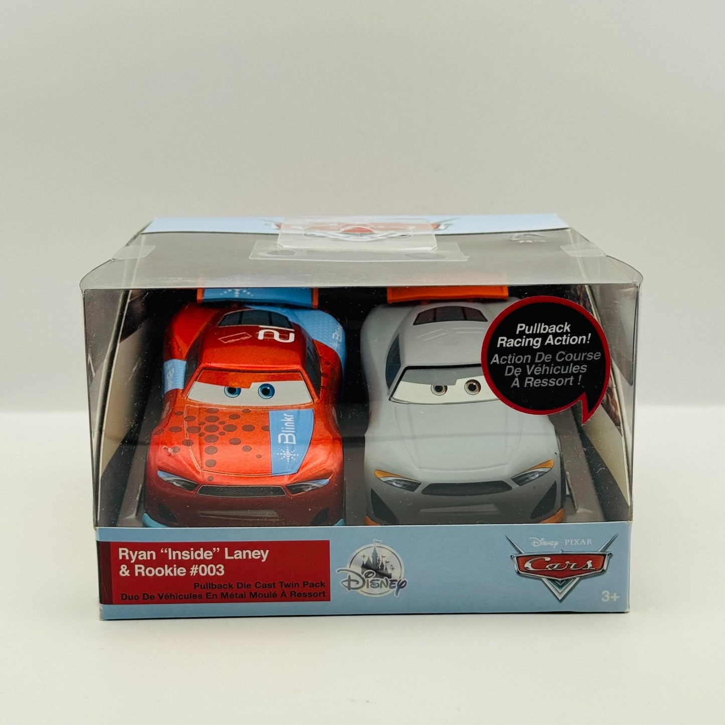 Disney Pixar Cars - RYAN LANEY & AIDEN TRAINEE ROOKIE Disney Store -1:43 Diecast