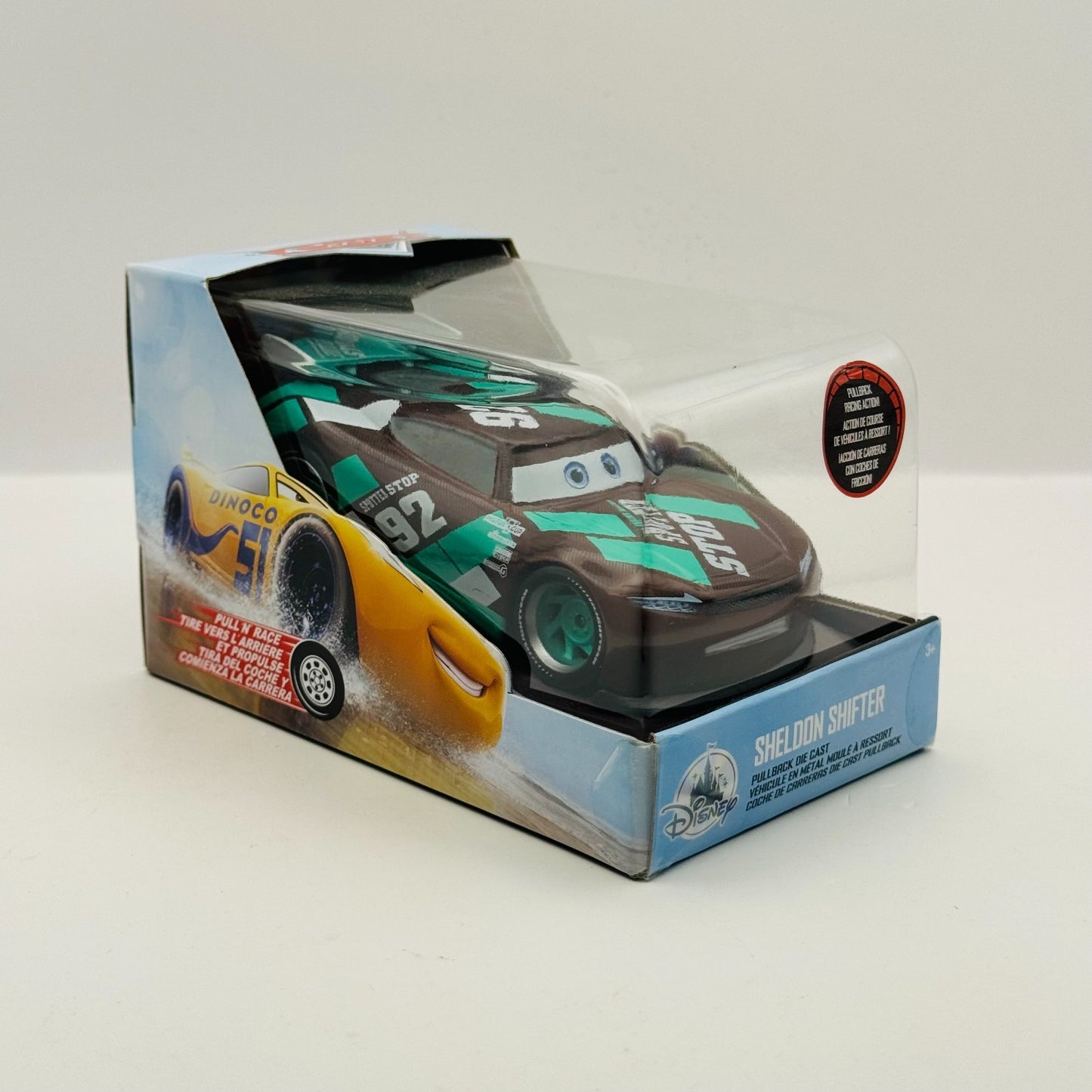 Disney Pixar Cars - SHELDON SHIFTER SPUTTER STOP Disney Store - 1:43 Diecast