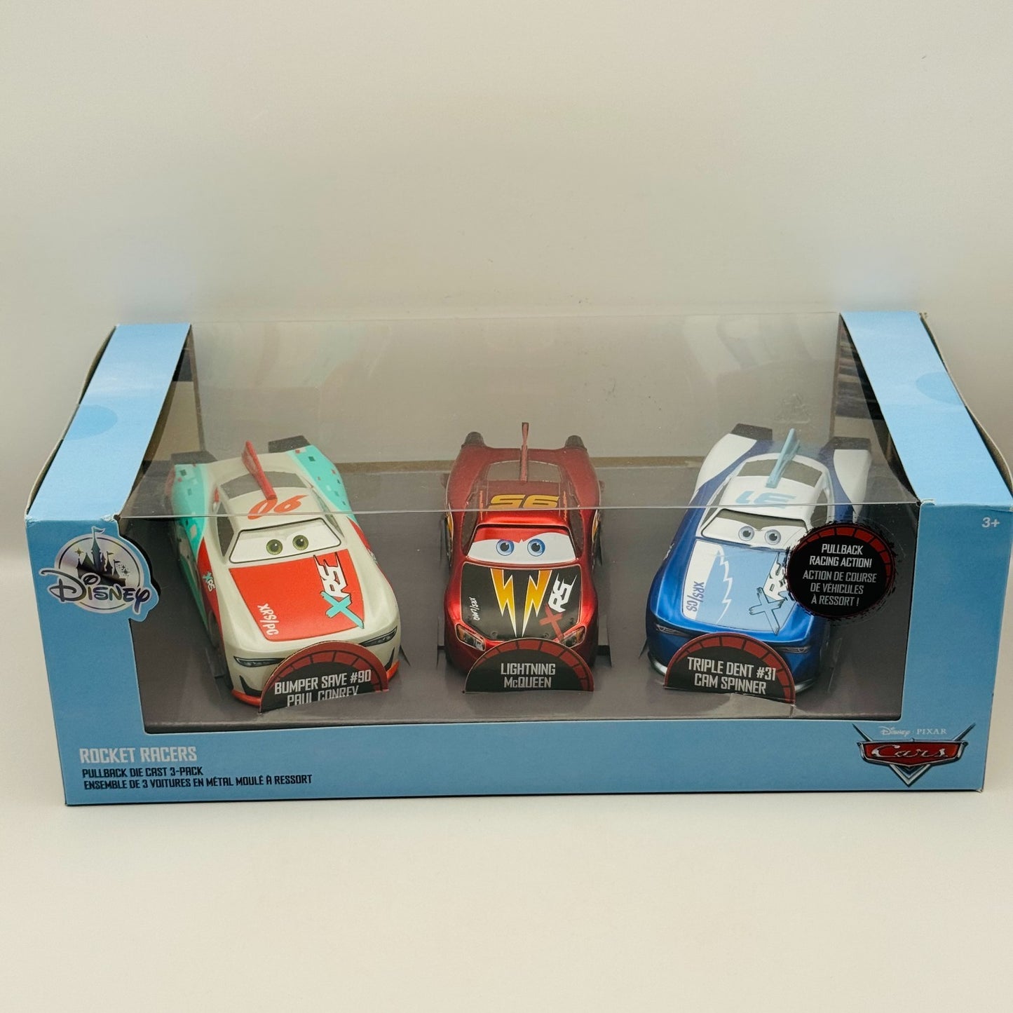 Disney Pixar Cars - ROCKET RACERS CAM SPINNER PAUL Disney Store - 1:43 Diecast