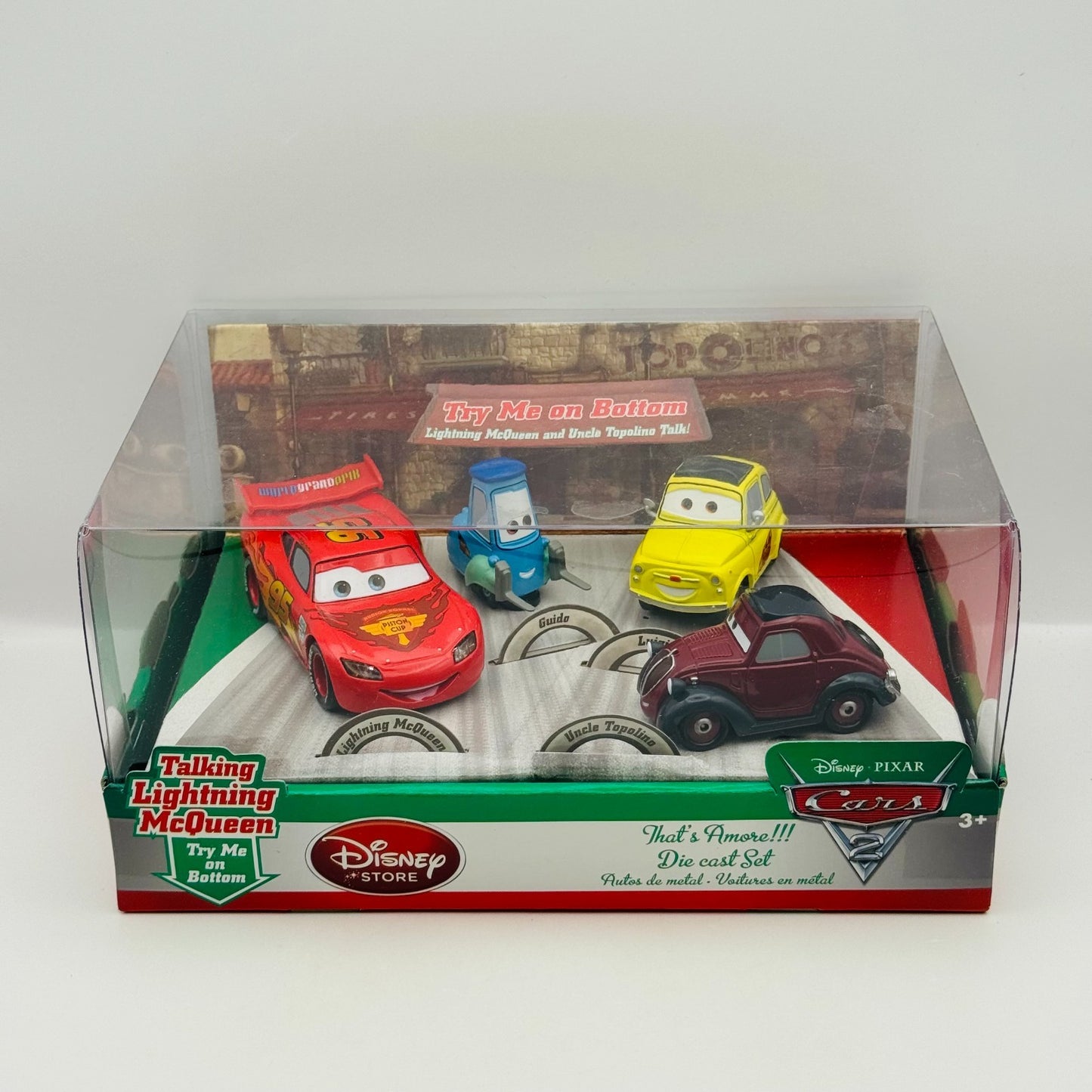 Disney Pixar Cars - THAT'S AMORE! SET UNCLE TOPOLINO Disney Store - 1:43 Diecast