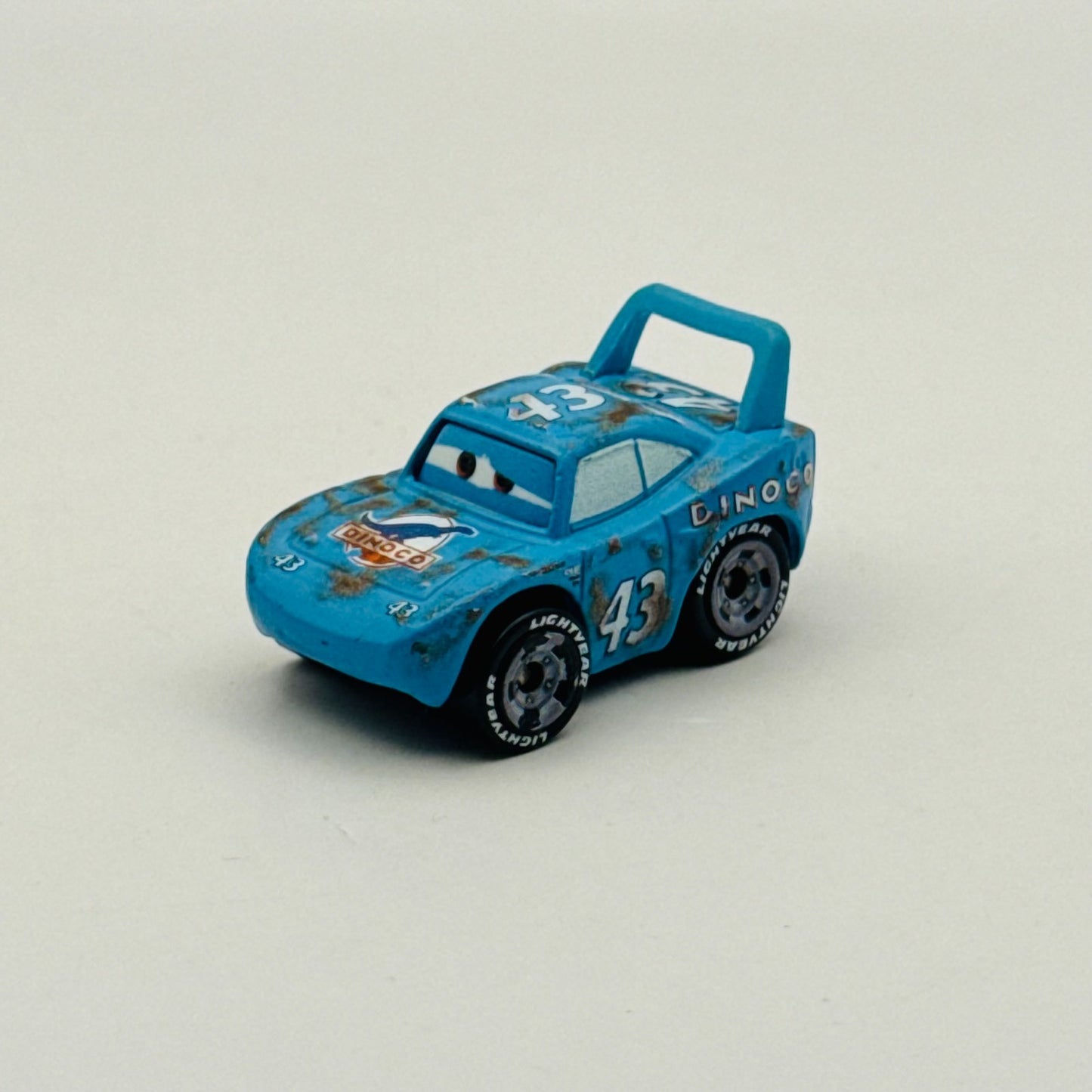 Disney Pixar Cars - Mini Racers RACE DAMAGED KING STRIP WEATHERS - Diecast