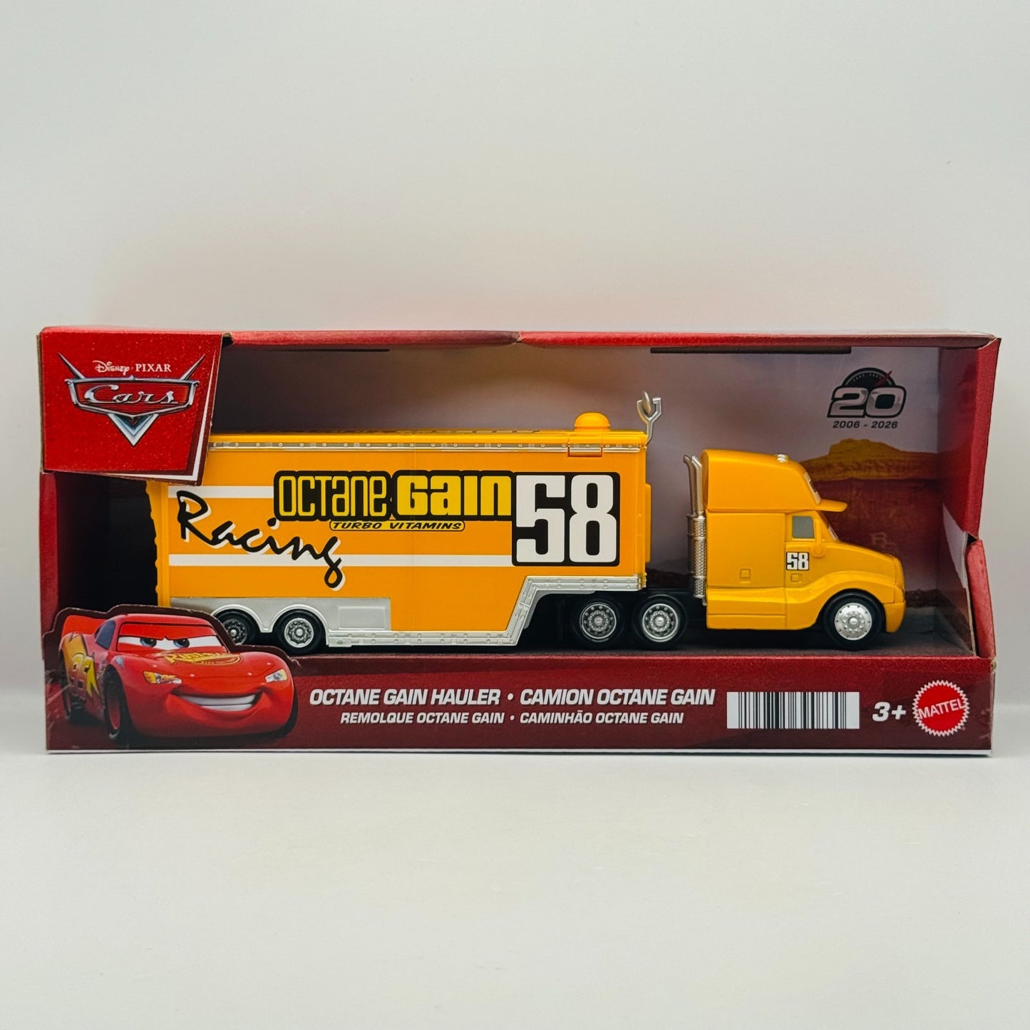 Disney Pixar Cars - OCTANE GAIN HAULER COLLECTION Truck & Trailer - 1:55 Diecast