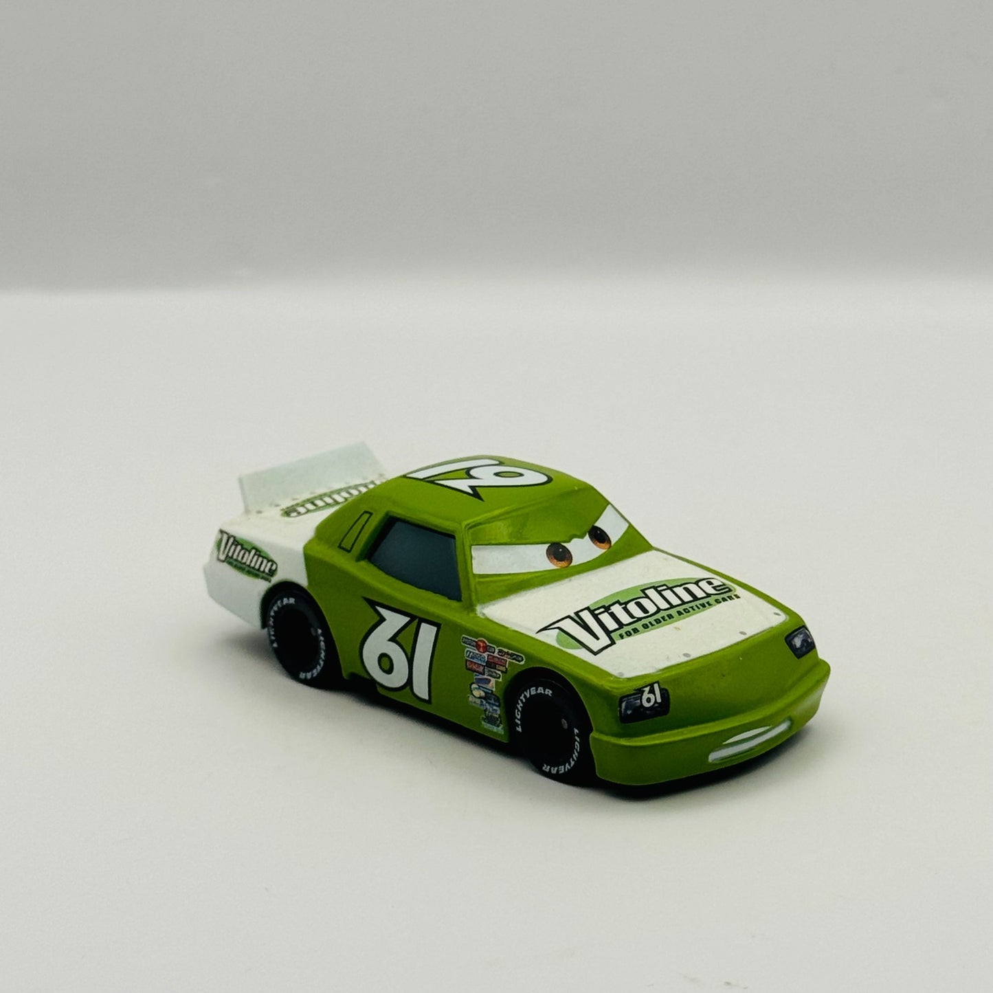 Disney Pixar Cars - JAMES CLEANAIR VITOLINE Piston Cup 1:55 Diecast
