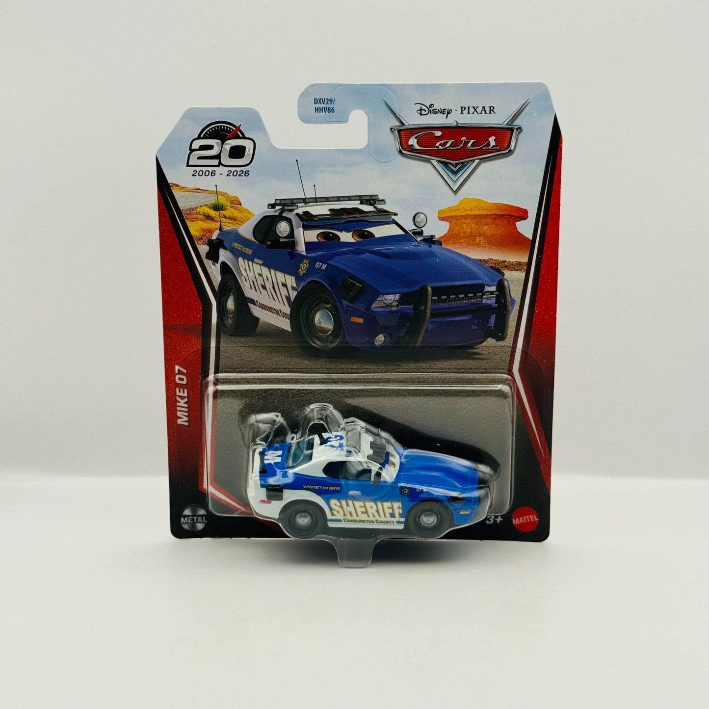 Disney Pixar Cars - MIKE 07 TO PROTECT & SERVE 20TH 2026 - 1:55 Diecast