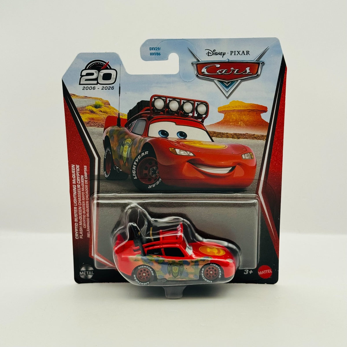 Disney Pixar Cars - CRYPTID BUSTER LIGHTNING MCQUEEN 20TH 2026 - 1:55 Diecast