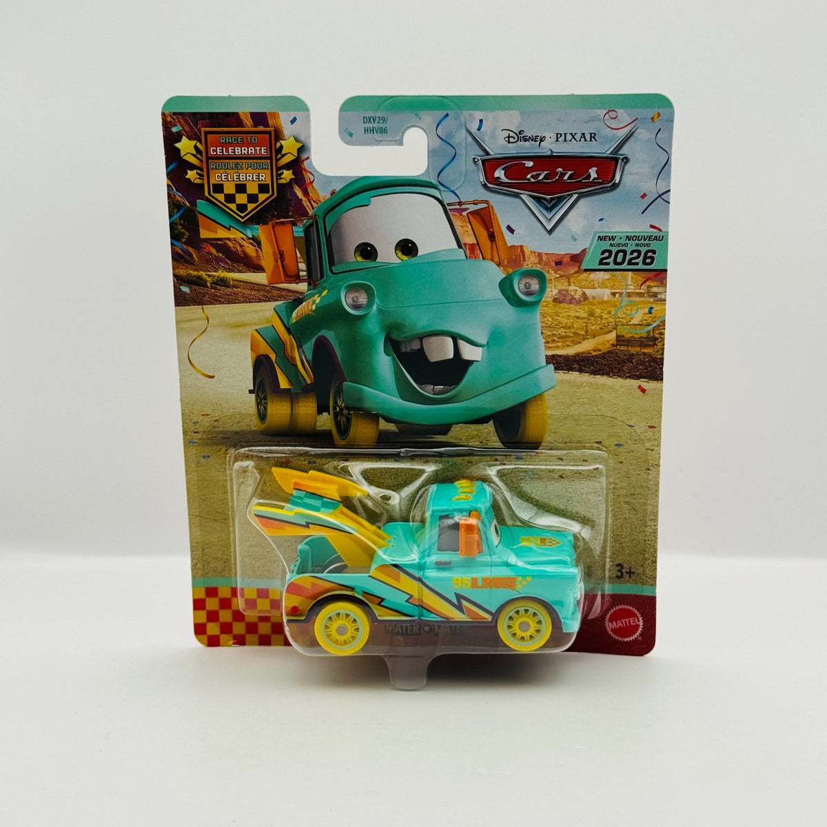 Disney Pixar Cars - RACE TO CELEBRATE MATER 20TH 2026 - 1:55 Diecast