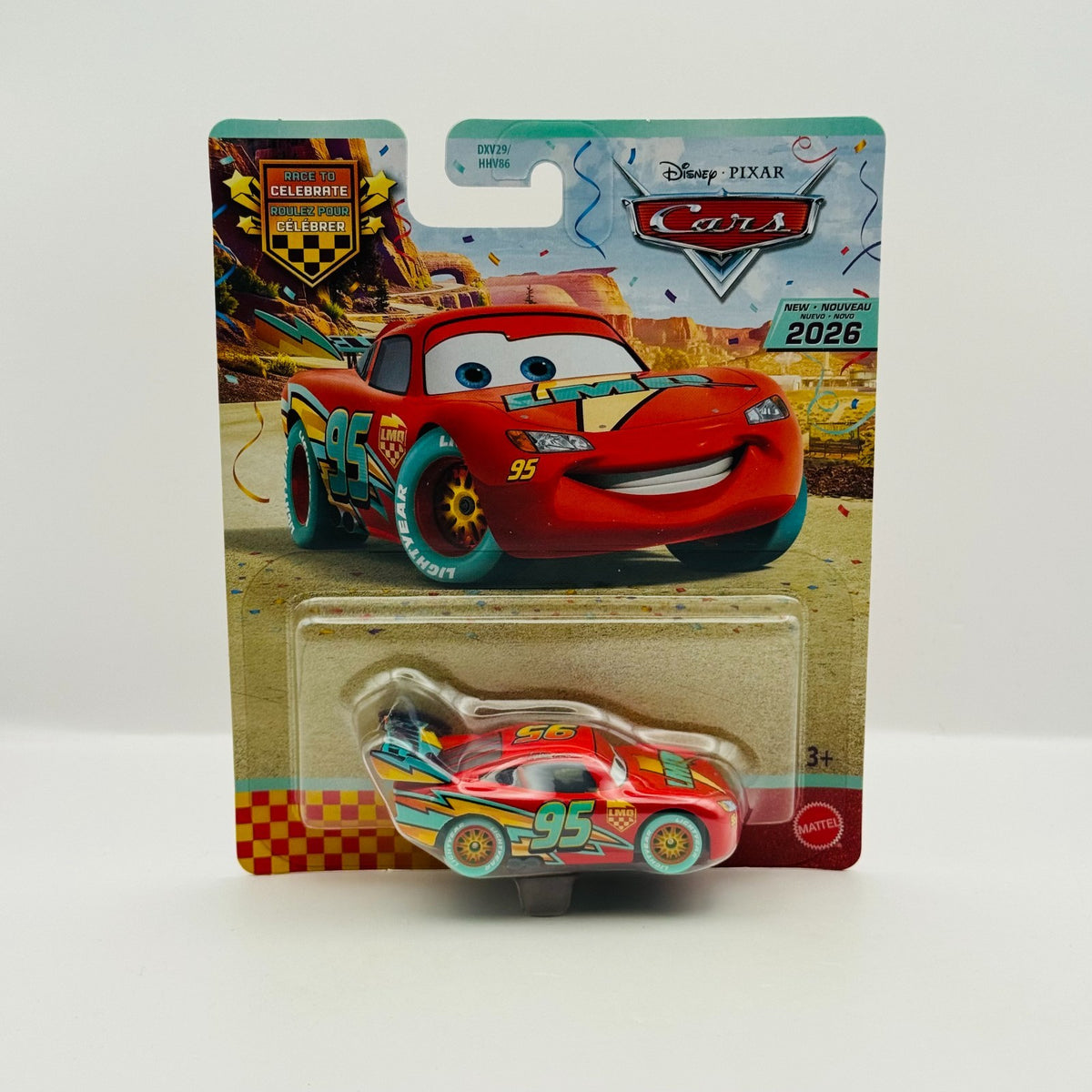 Disney Pixar Cars - RACE TO CELEBRATE LIGHTNING MCQUEEN 20TH 2026 - 1:55 Diecast