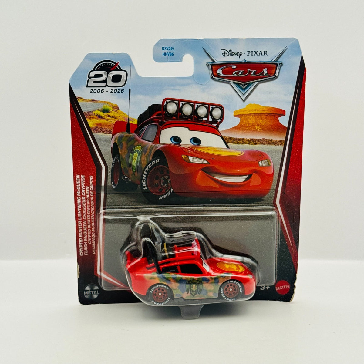 Disney Pixar Cars - CRYPTID BUSTER LIGHTNING MCQUEEN 20TH 2026 - 1:55 Diecast