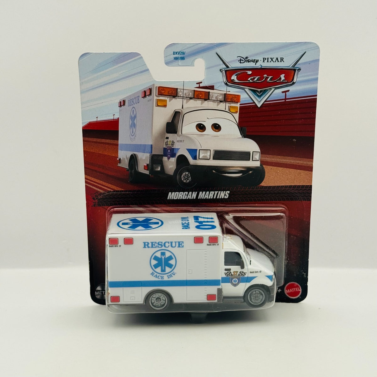 Disney Pixar Cars - MORGAN MARTINS AMBULANCE Cars 3 2026 - 1:55 Diecast