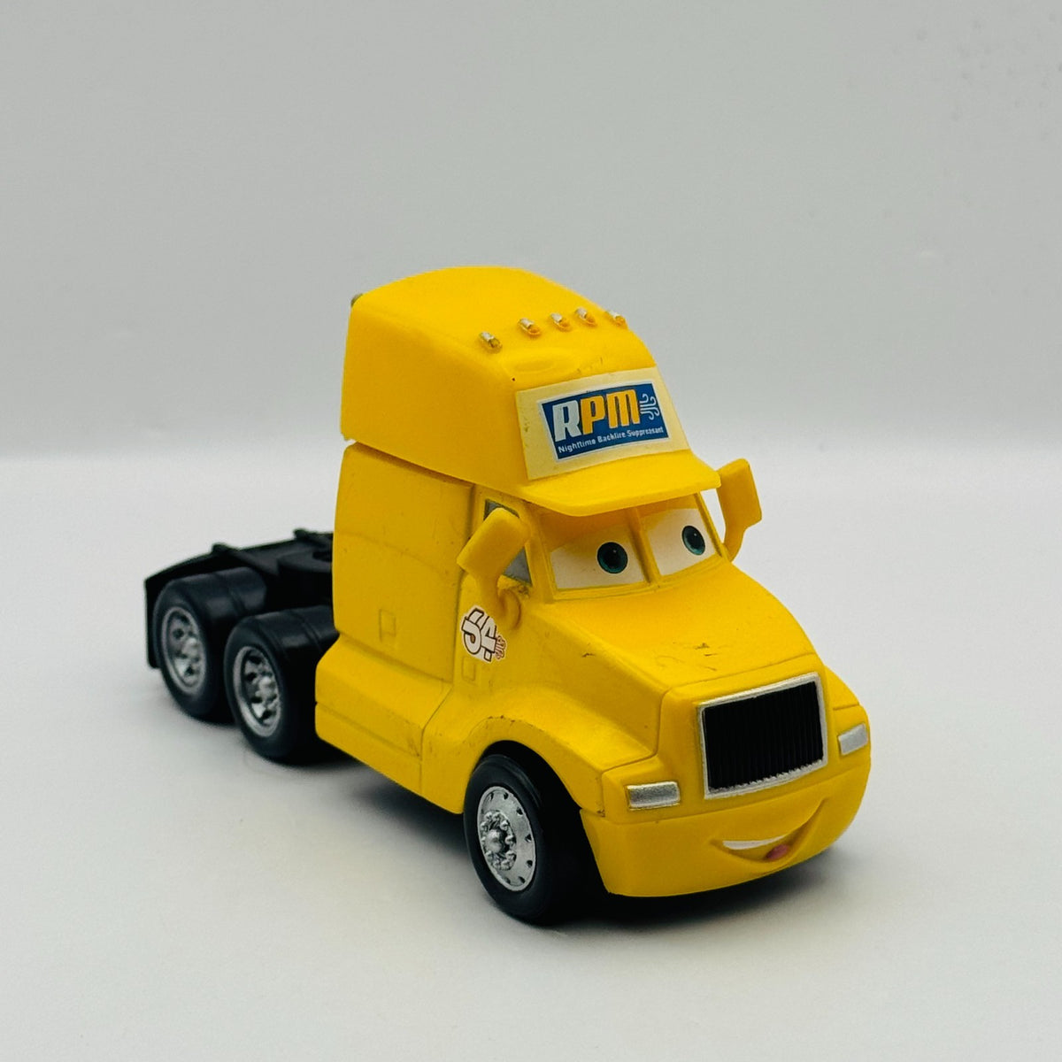 Disney Pixar Cars - RPM SEMI CAB HAULER Mega Size Deluxe 2009 - 1:55 Diecast