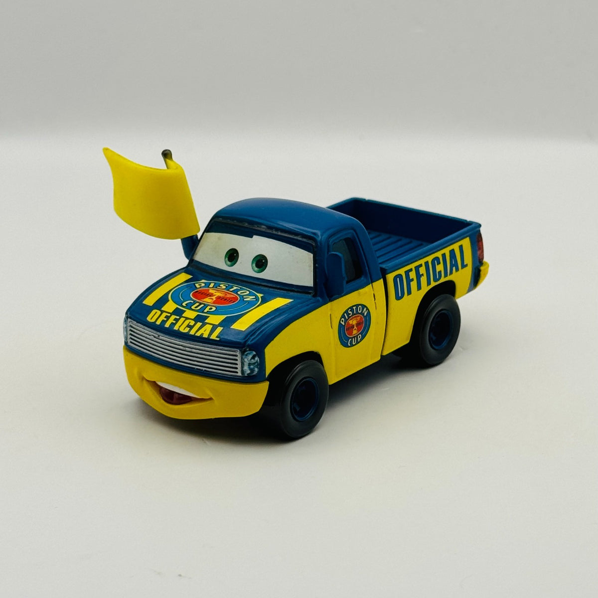 Disney Pixar Cars - DEXTER HOOVER YELLOW FLAG Race O Rama 2009 - 1:55 Diecast