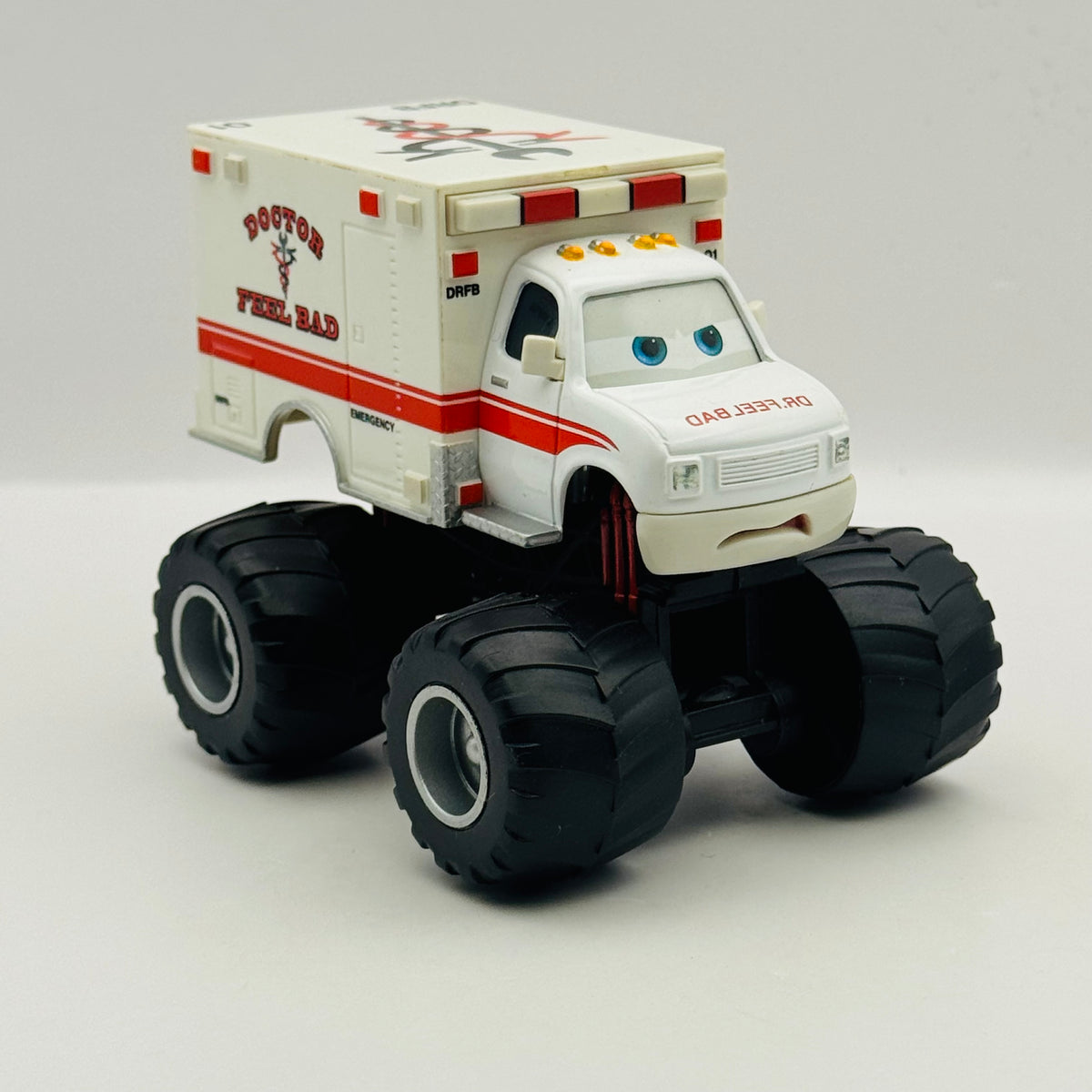 Disney Pixar Cars Toon - DR. FEEL BAD Monster Truck Mater - 1:55 Diecast