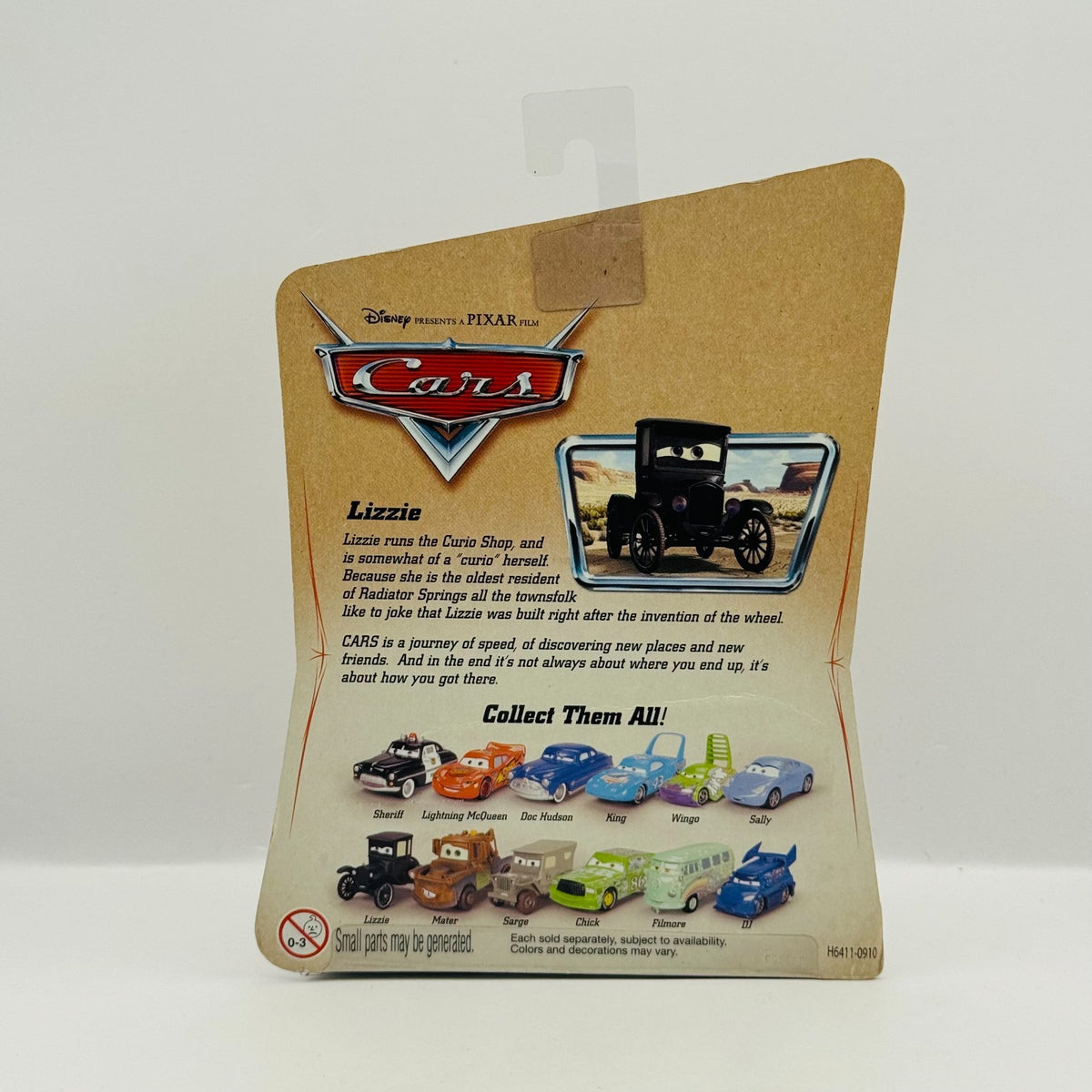 Disney Pixar Cars - LIZZIE Desert Series 2006 (NO FORD LOGO) *RARE* - 1:55