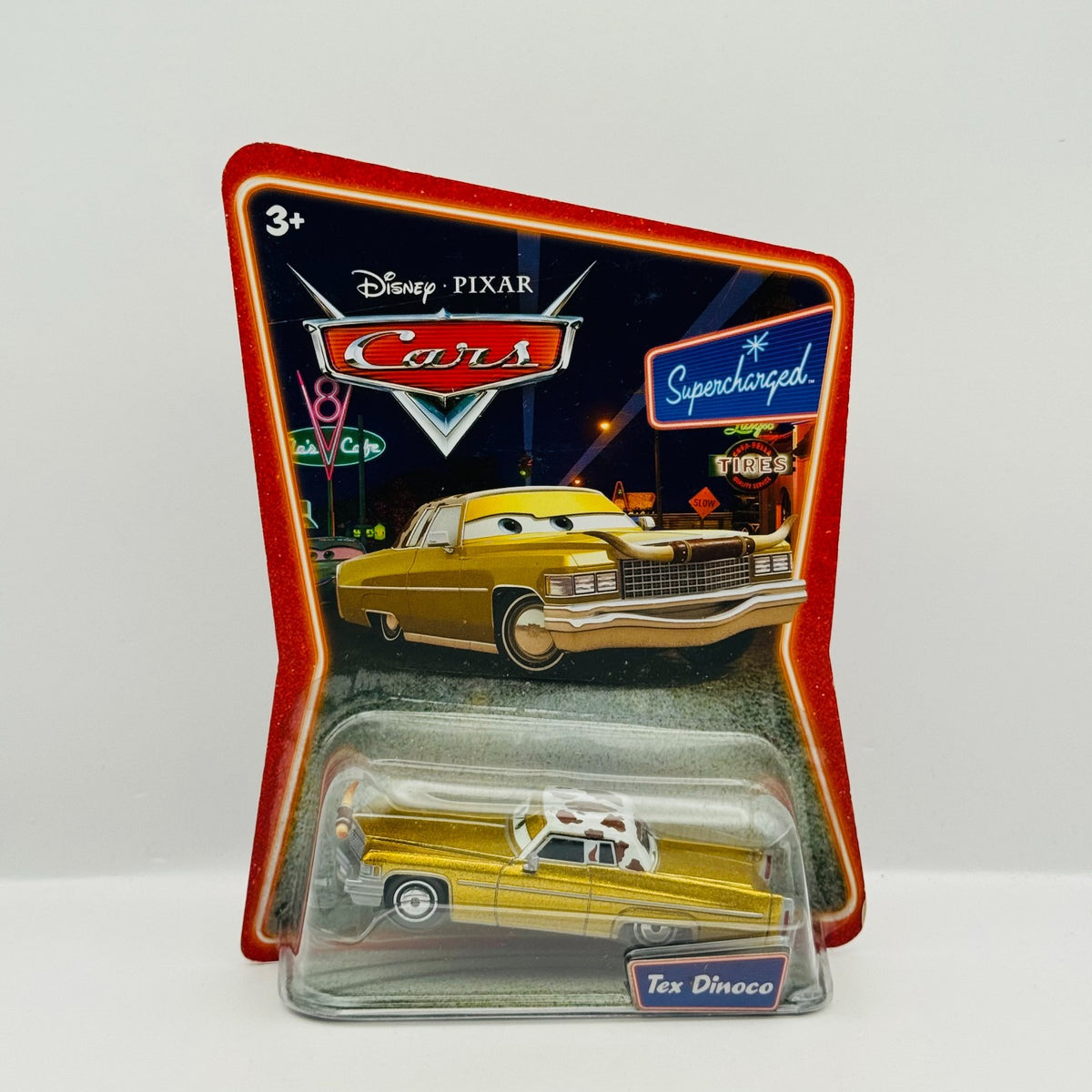 Disney Pixar Cars - TEX DINOCO Supercharged 2007 - 1:55 Diecast