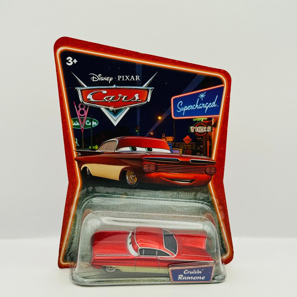 Disney Pixar Cars - OLD SCHOOL CRUISIN’ RAMONE Supercharged 2007 - 1:55 Diecast