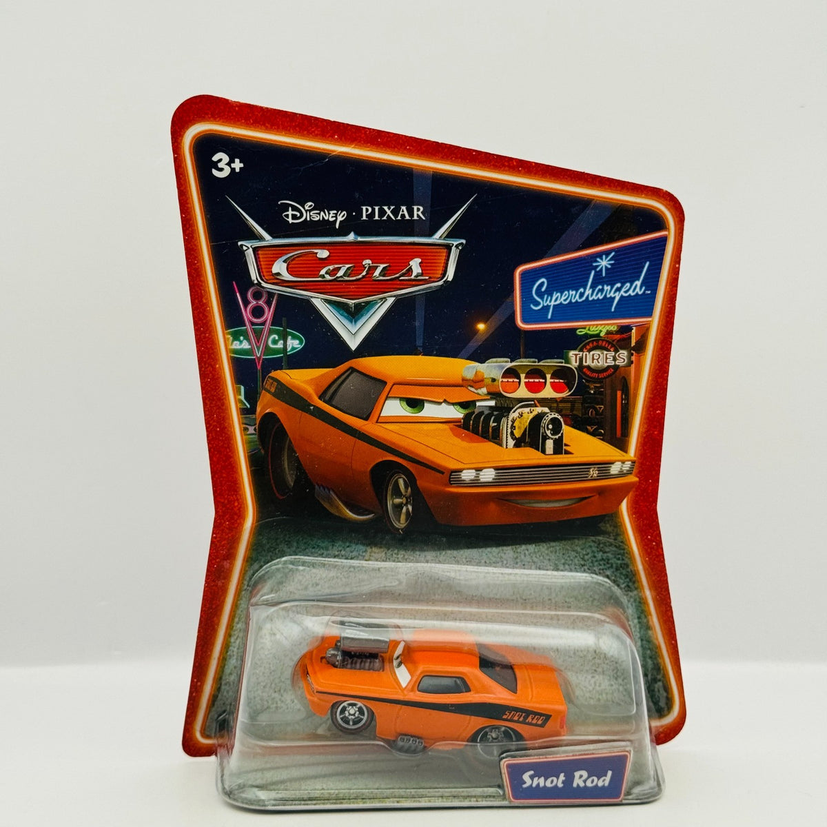 Disney Pixar Cars - SNOT ROD Tuners Supercharged 2007 - 1:55 Diecast
