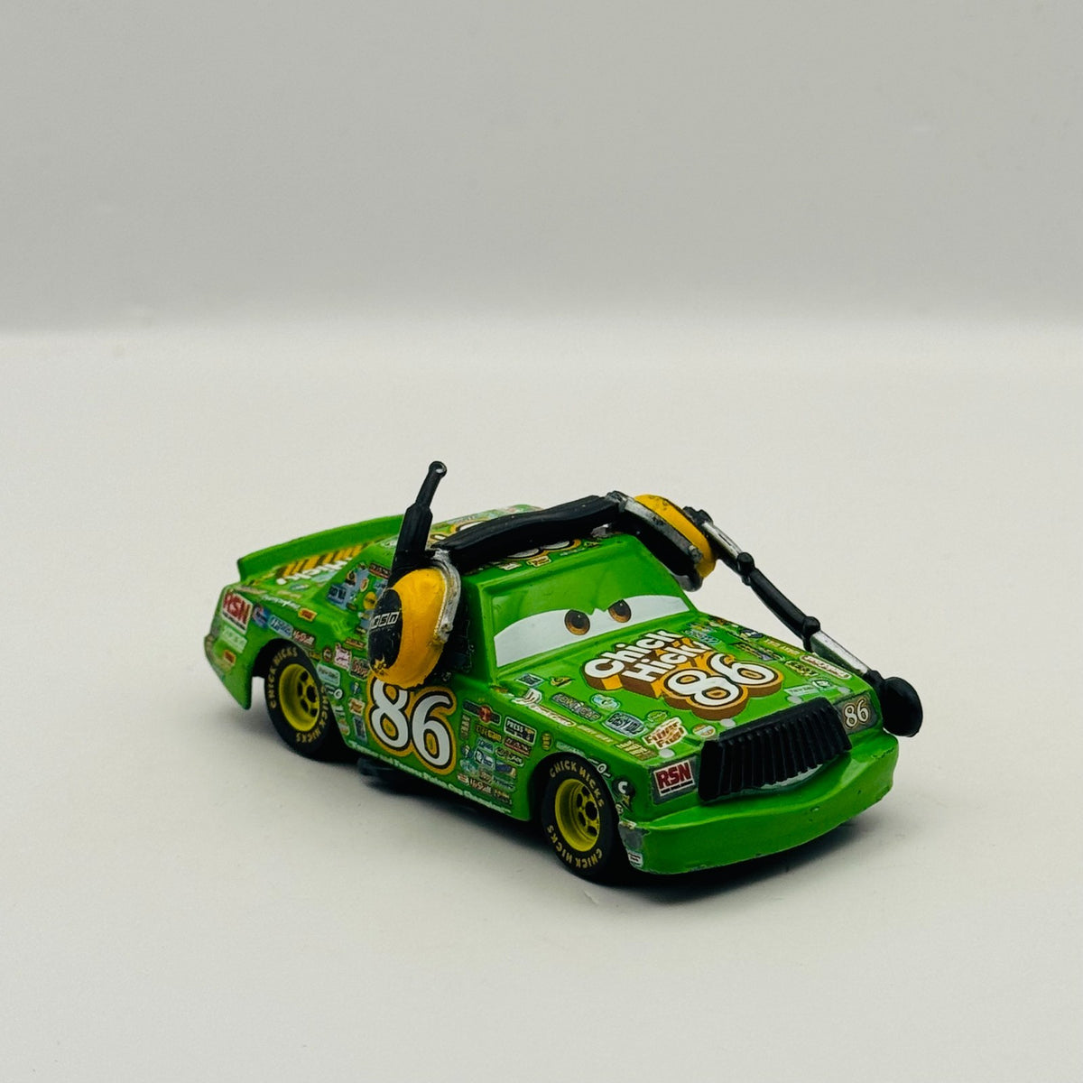 Disney Pixar Cars - CHICK HICKS WITH HEADSET Cars 3 2017 - 1:55 Diecast