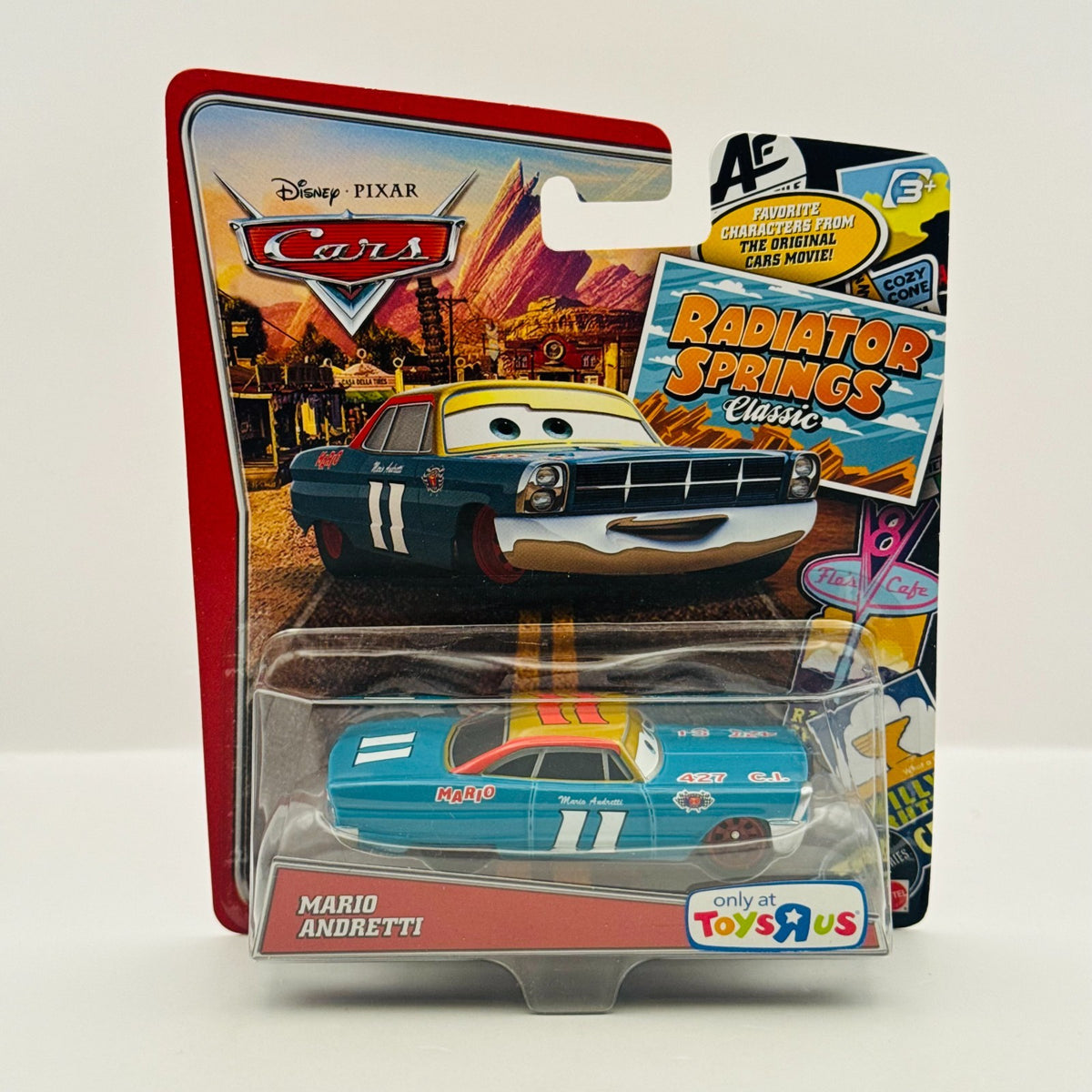 Disney Pixar Cars - MARIO ANDRETTI Radiator Springs Classic - 1:55 Diecast