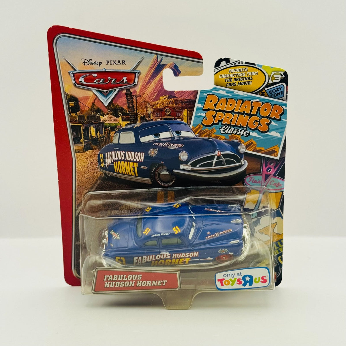 Disney Pixar Cars - FABULOUS HUDSON HORNET Radiator Springs Classic 1:55 Diecast