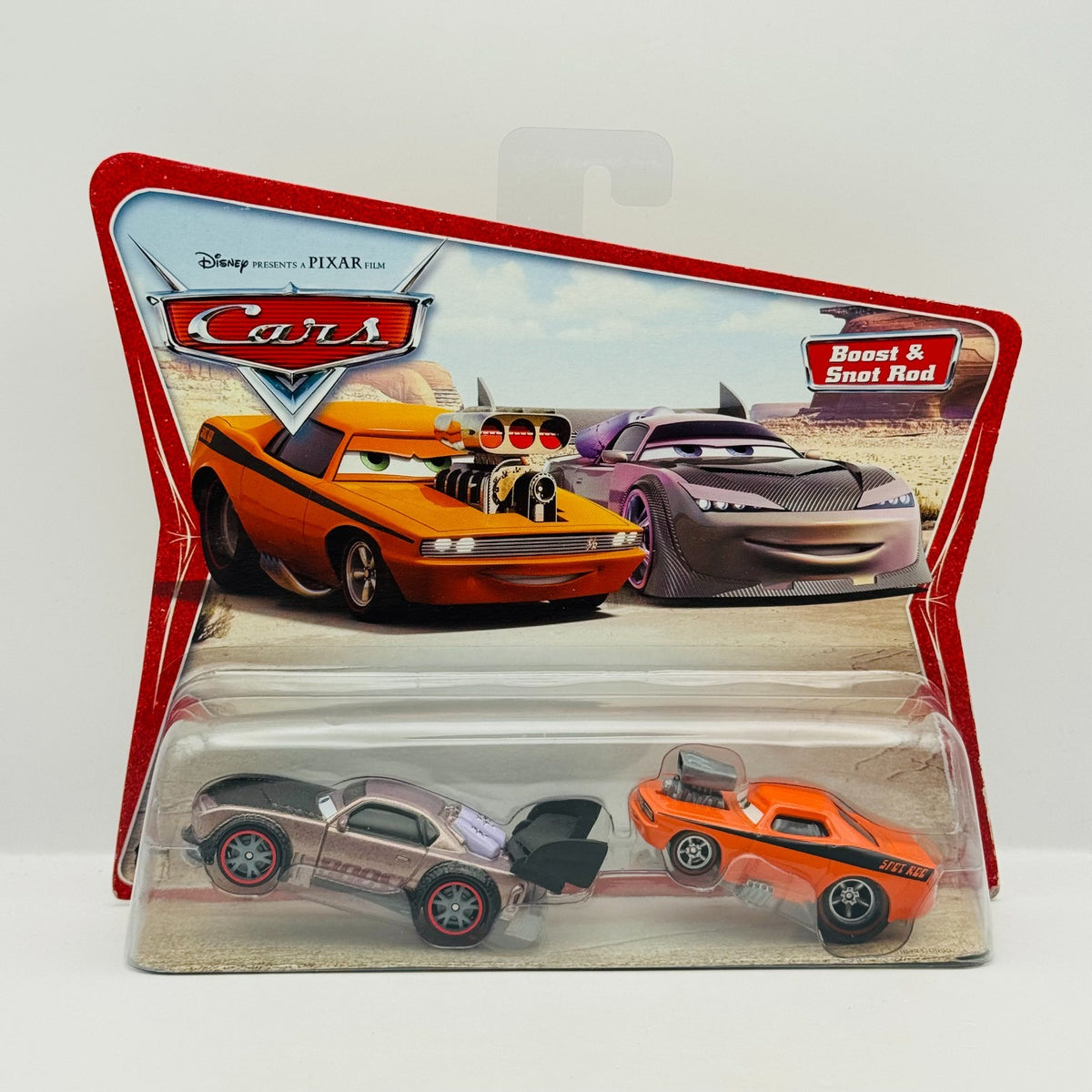 Disney Pixar Cars - BOOST & SNOT ROD Tuners Desert Series 2006 - 1:55 Diecast
