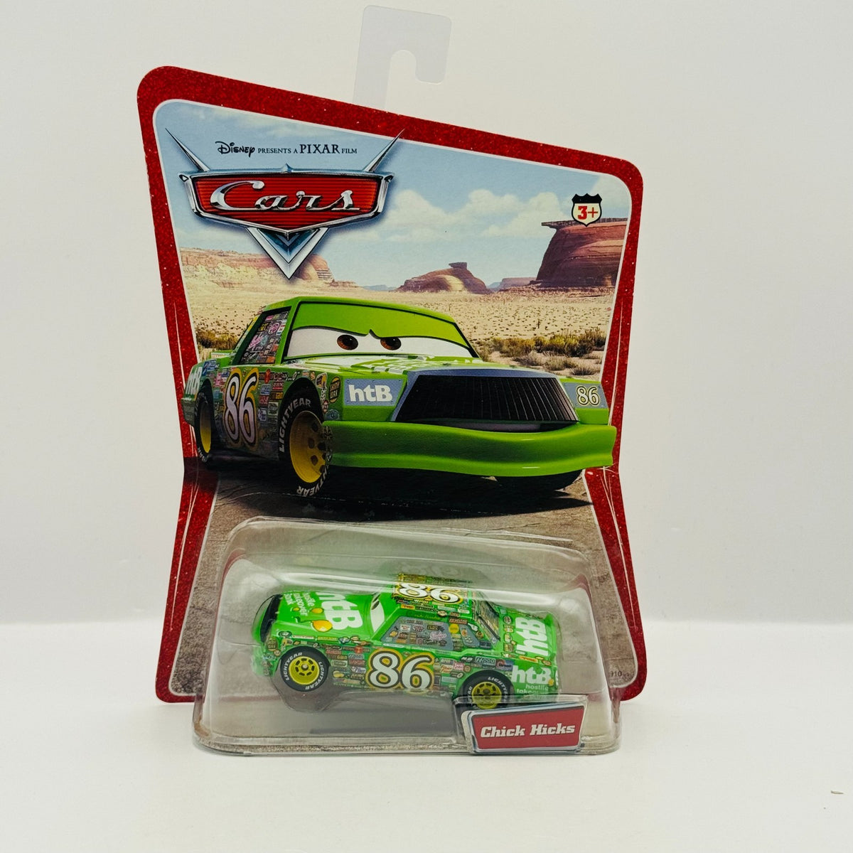 Disney Pixar Cars - CHICK HICKS Desert Series 2006 - 1:55 Diecast