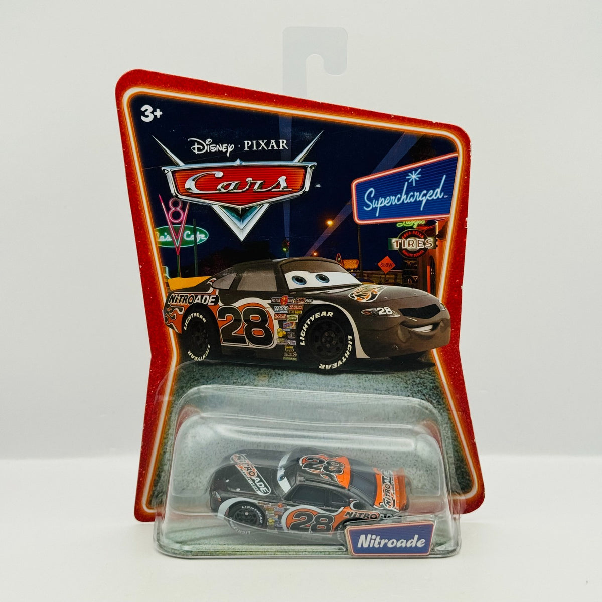 Disney Pixar Cars - NITROADE AIKEN AXLER Supercharged 2007 - 1:55 Diecast