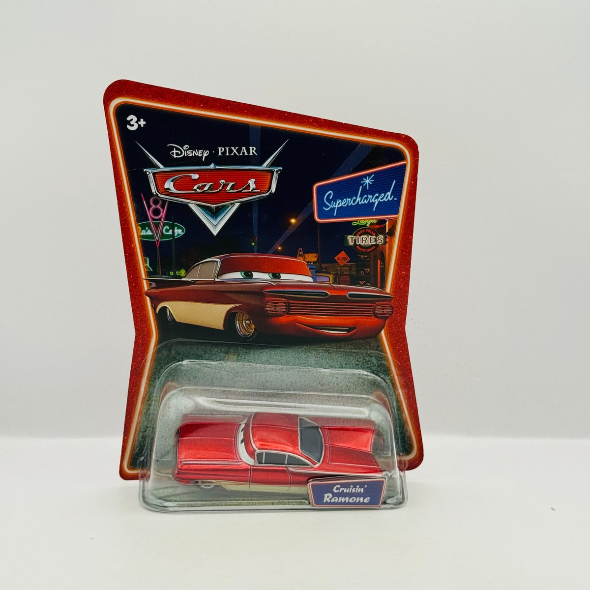 Disney Pixar Cars - OLD SCHOOL CRUISIN’ RAMONE Supercharged 2007 - 1:55 Diecast