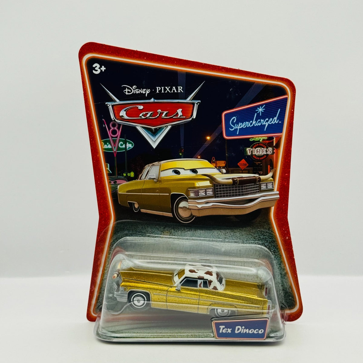 Disney Pixar Cars - TEX DINOCO Supercharged 2007 - 1:55 Diecast