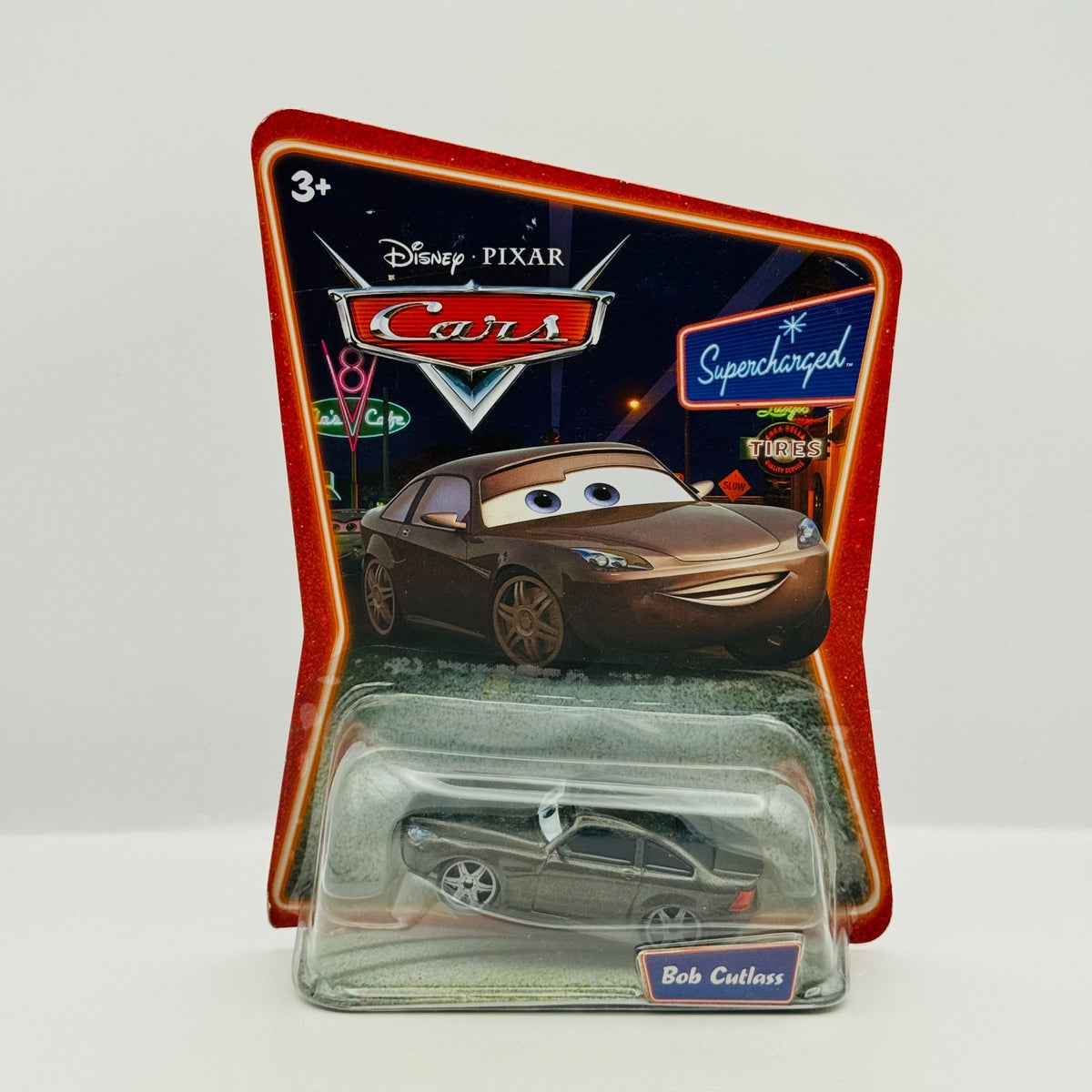 Disney Pixar Cars - BOB CUTLASS Supercharged 2007 - 1:55 Diecast