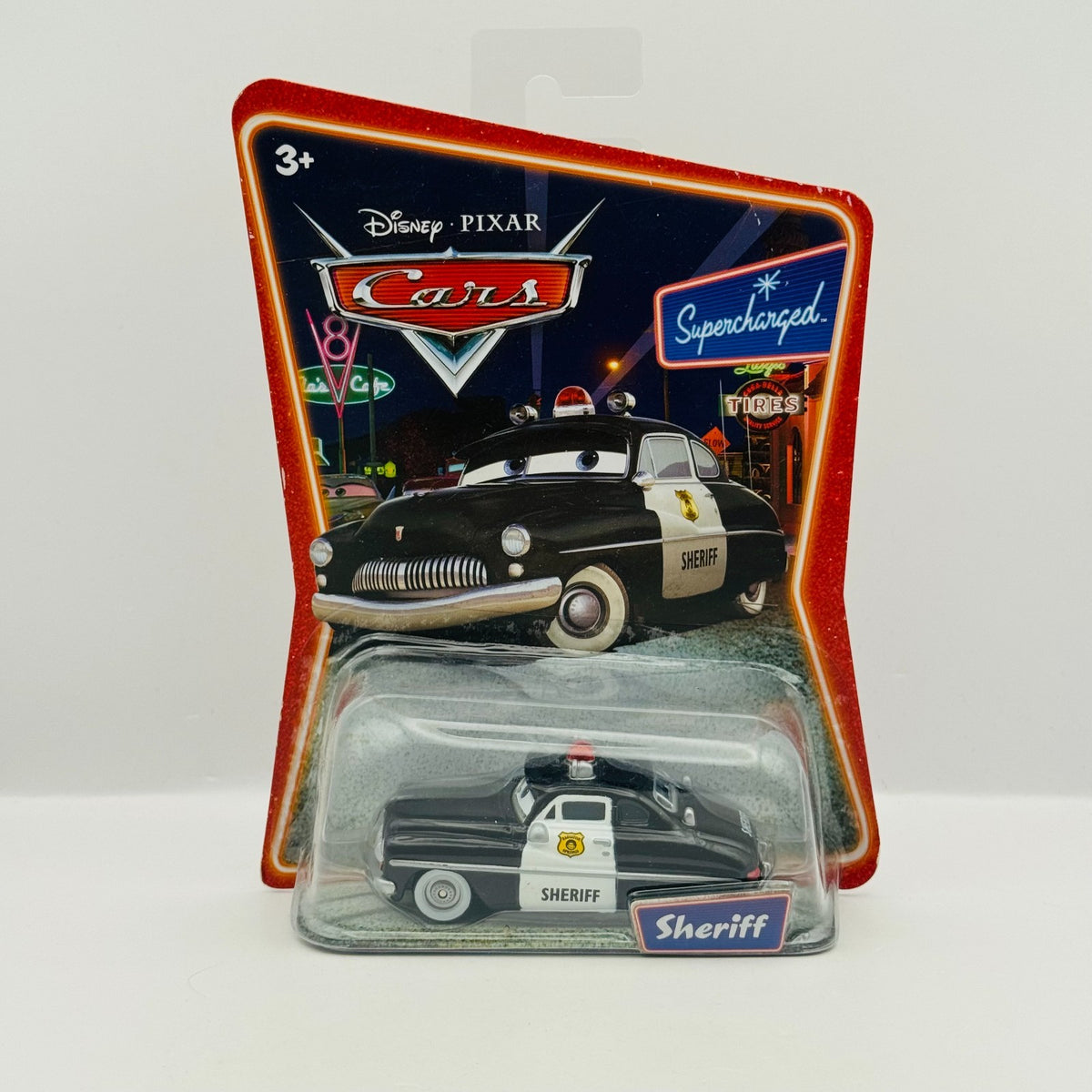 Disney Pixar Cars - SHERIFF Supercharged 2007 - 1:55 Diecast