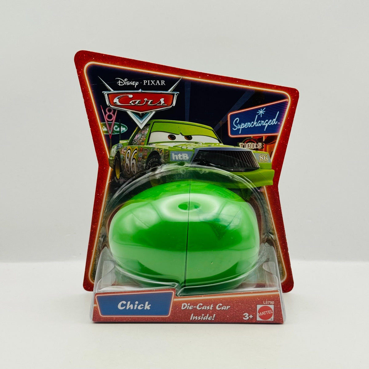 Disney Pixar Cars - CHICK HICKS EASTER EGG Supercharged 2007 - 1:55 Diecast