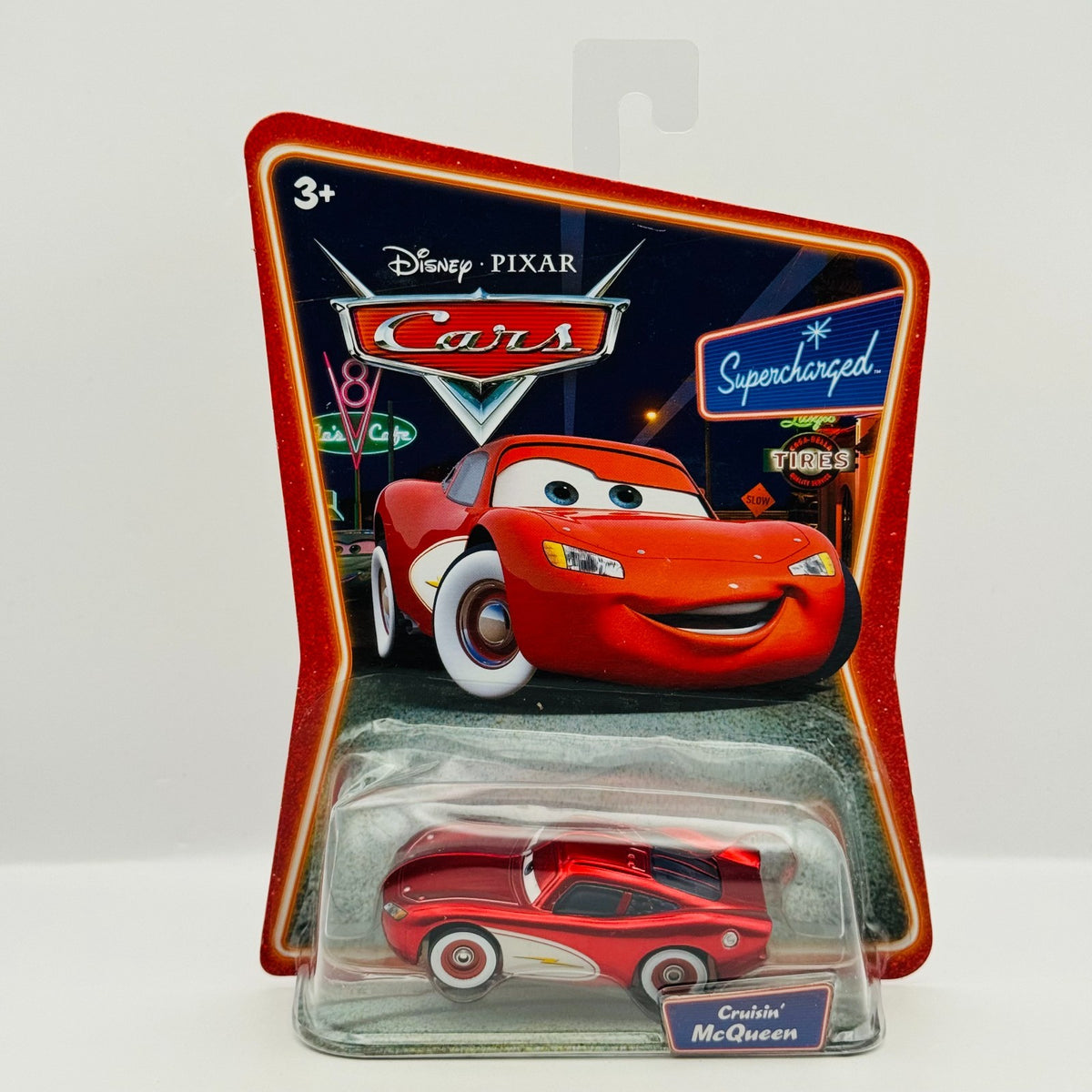 Disney Pixar Cars - CRUISIN' MCQUEEN Supercharged 2007 - 1:55 Diecast