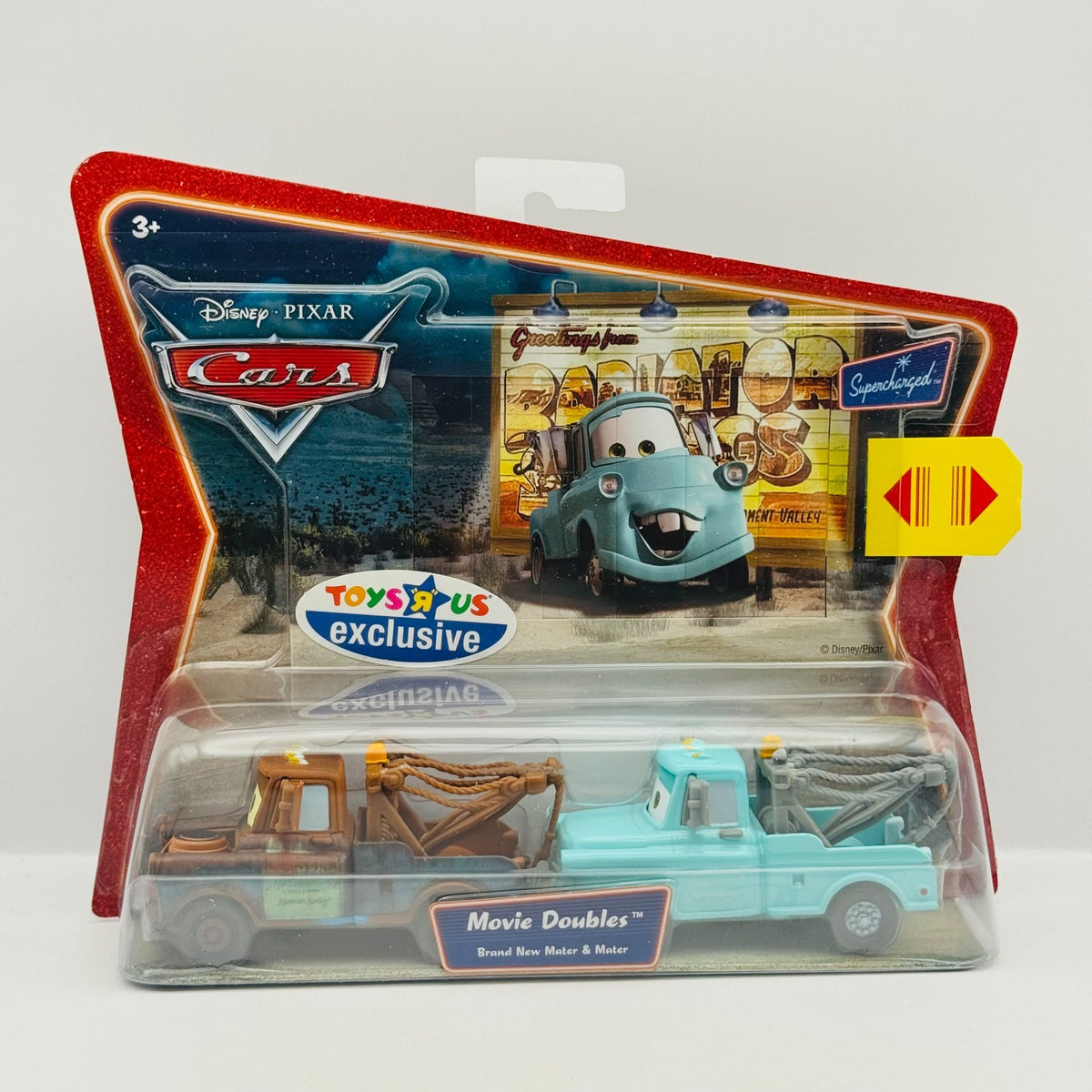 Disney Pixar Cars - MATER & BRAND NEW MATER Movie Doubles 2007 - 1:55 Diecast