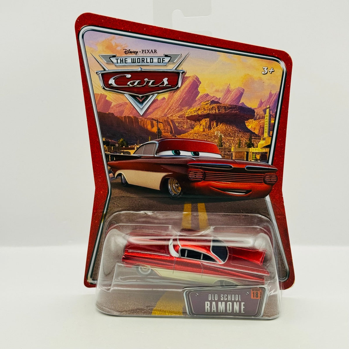 Disney Pixar Cars - CRUISIN' OLD SCHOOL RAMONE World of Cars 2008 - 1:55 Diecast