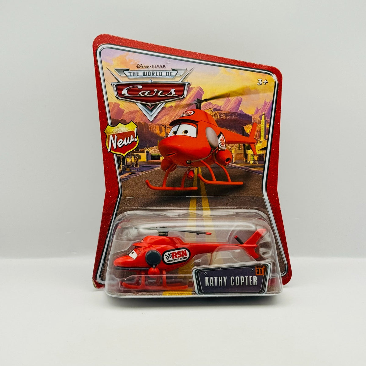 Disney Pixar Cars - KATHY COPTER World Of Cars 2008 - 1:55 Diecast