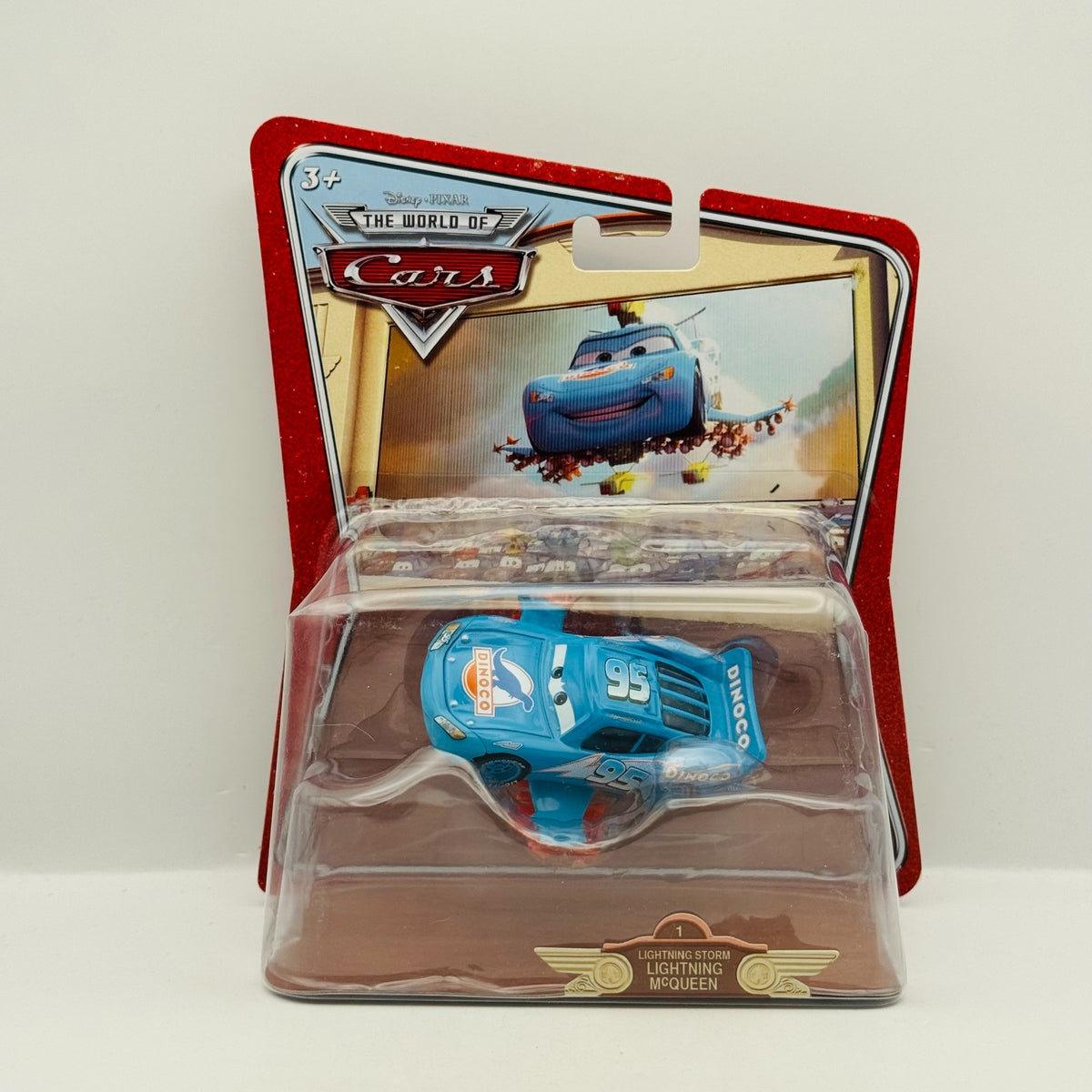 Disney Pixar Cars - LIGHTNING STORM MCQUEEN Mega Size Deluxe 2008 - 1:55 Diecast