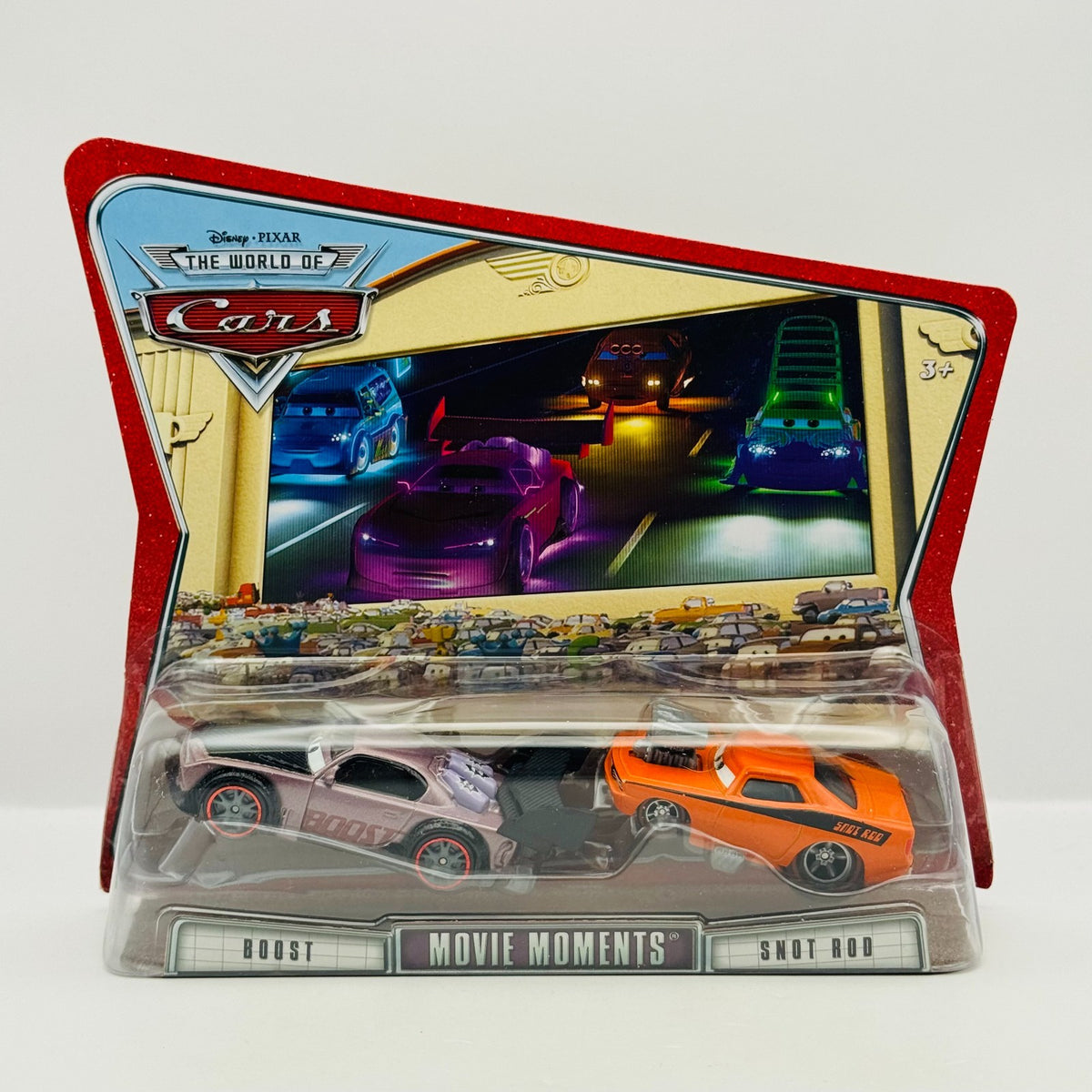 Disney Pixar Cars - BOOST & SNOT ROD Tuners World Of Cars 2008 - 1:55 Diecast