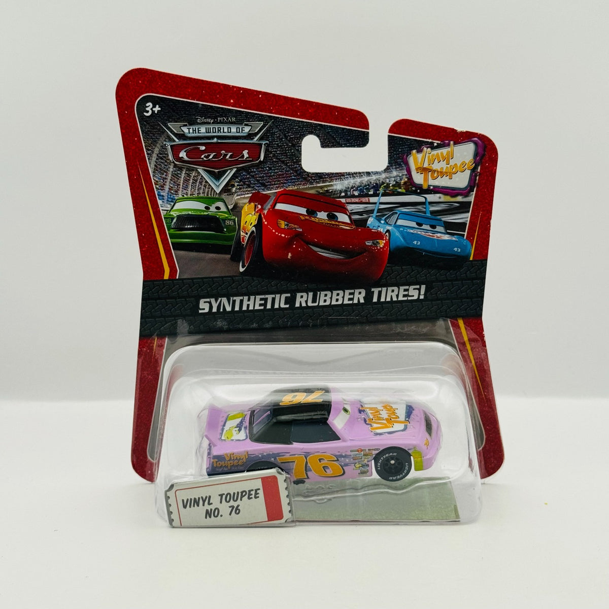 Disney Pixar Cars - VINYL TOUPEE CRUSTY ROTOR Rubber Tires Piston - 1:55 Diecast