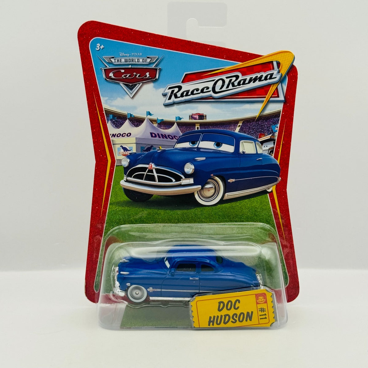 Disney Pixar Cars - DOC HUDSON Race O Rama 2009 - 1:55 Diecast