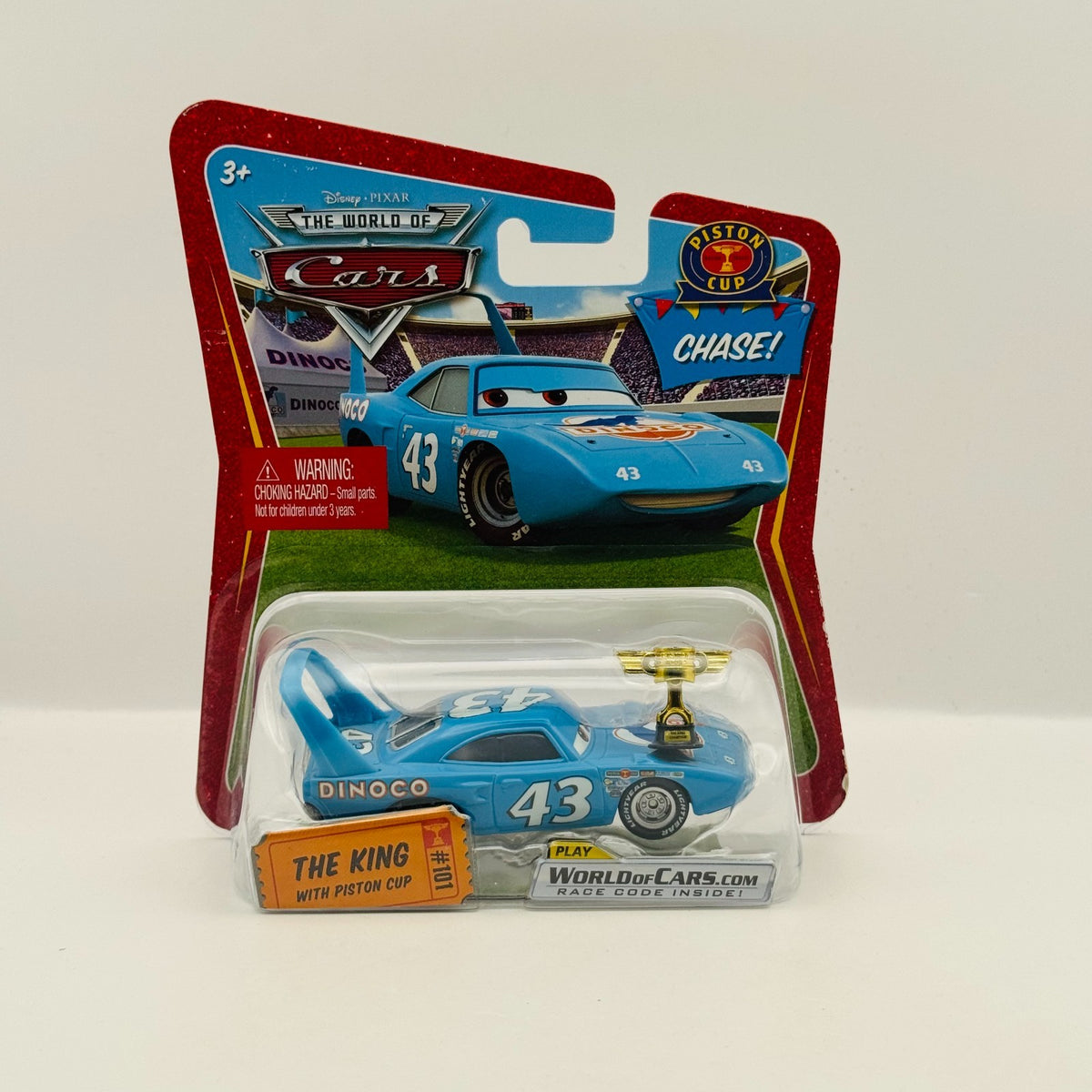 Disney Pixar Cars - THE KING PISTON CUP TROPHY Race O Rama 2009 - 1:55 Diecast