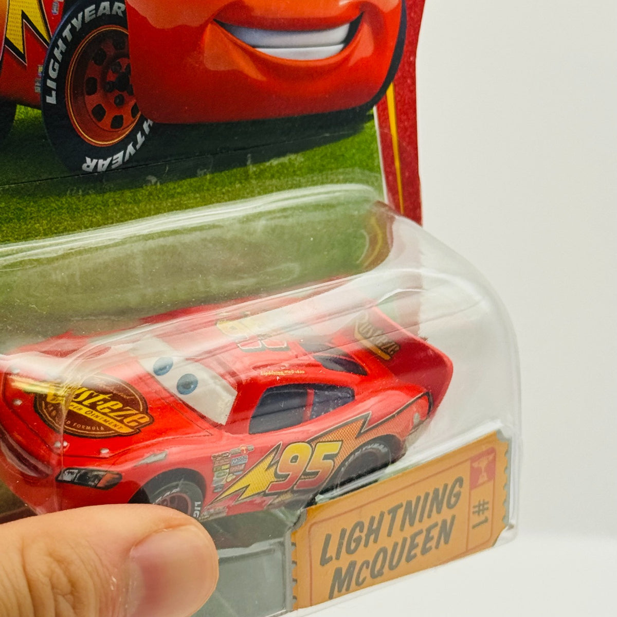 Disney Pixar Cars LIGHTNING MCQUEEN SPOILER DECAL Race O Rama 2009 1:55 Diecast