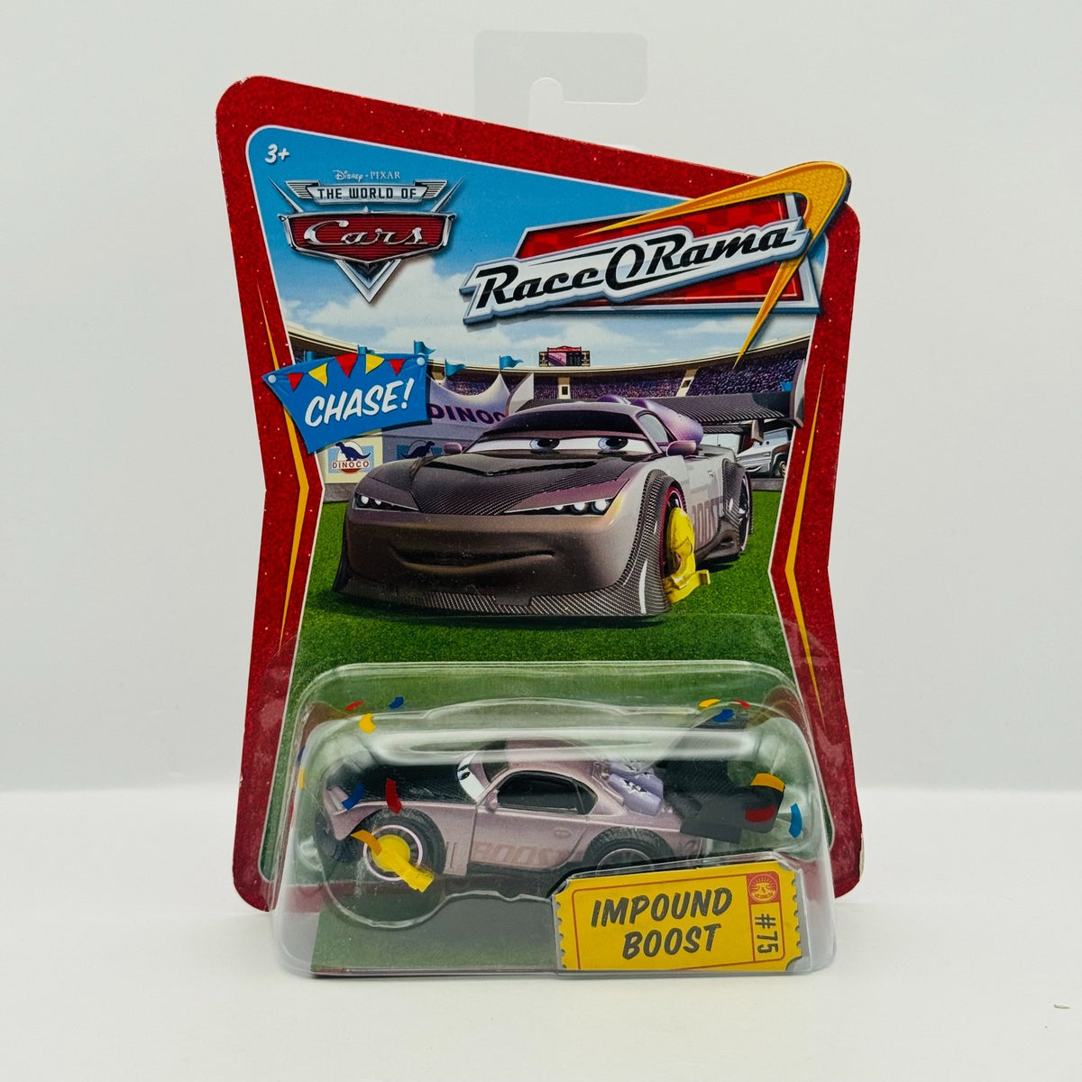 Disney Pixar Cars - IMPOUND BOOST WITH CAR BOOT Race O Rama 2009 - 1:55 Diecast