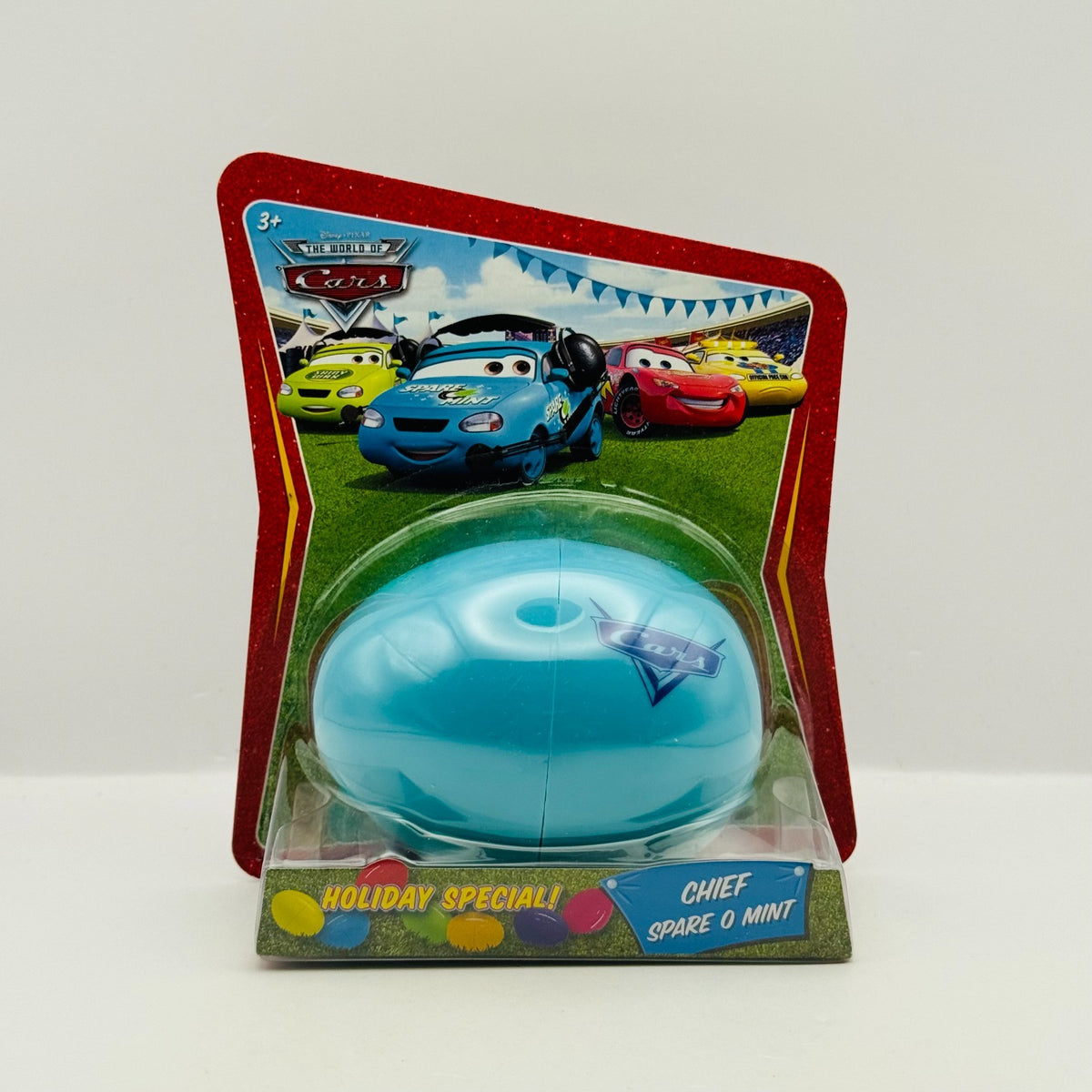 Disney Pixar Cars - EASTER EGG CHIEF SPARE O MINT Race O Rama 2009- 1:55 Diecast