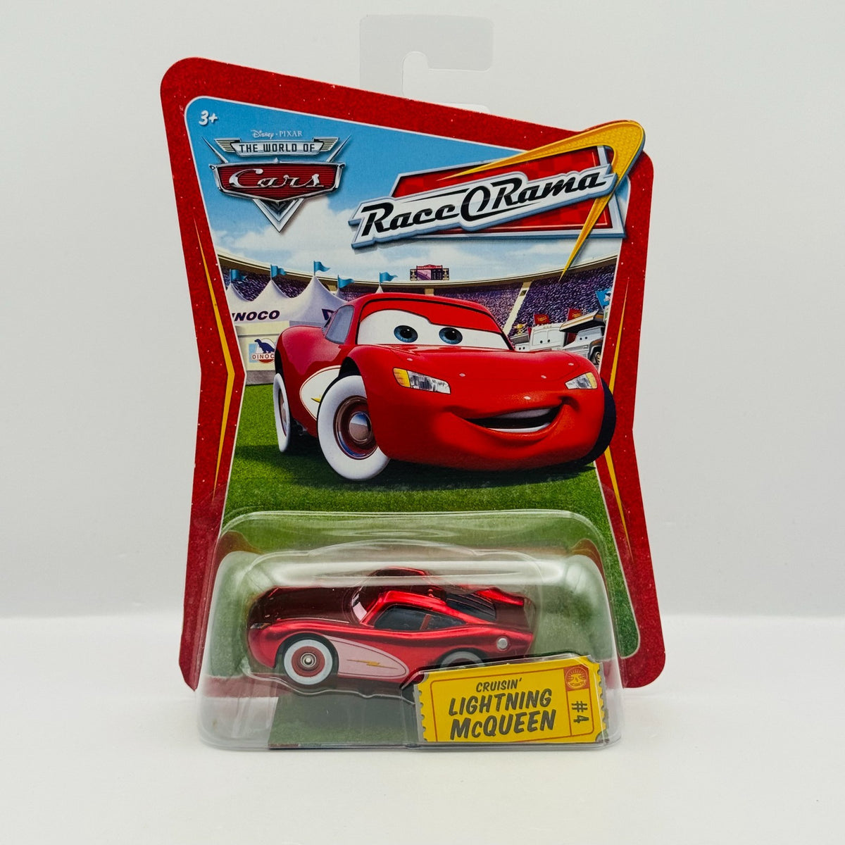 Disney Pixar Cars - CRUISIN' LIGHTNING MCQUEEN Race O Rama 2009 - 1:55 Diecast
