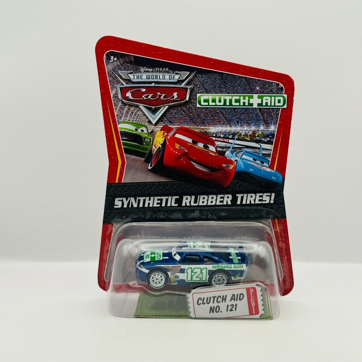 Disney Pixar Cars - CLUTCH AID KEVIN SHIFTRIGHT Rubber Tires Piston 1:55 Diecast