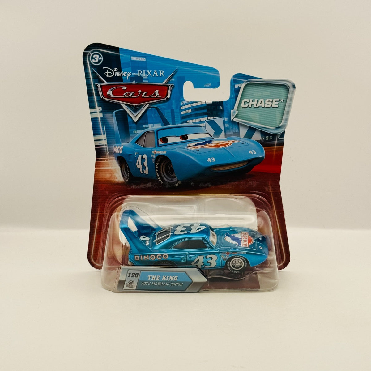 Disney Pixar Cars - THE KING WITH METALLIC FINISH RANSBURG CHASE - 1:55 Diecast